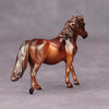 Strange Brew OOAK Deco Metallic Chestnut Pinto Pony Chip By Julie Keim MM24