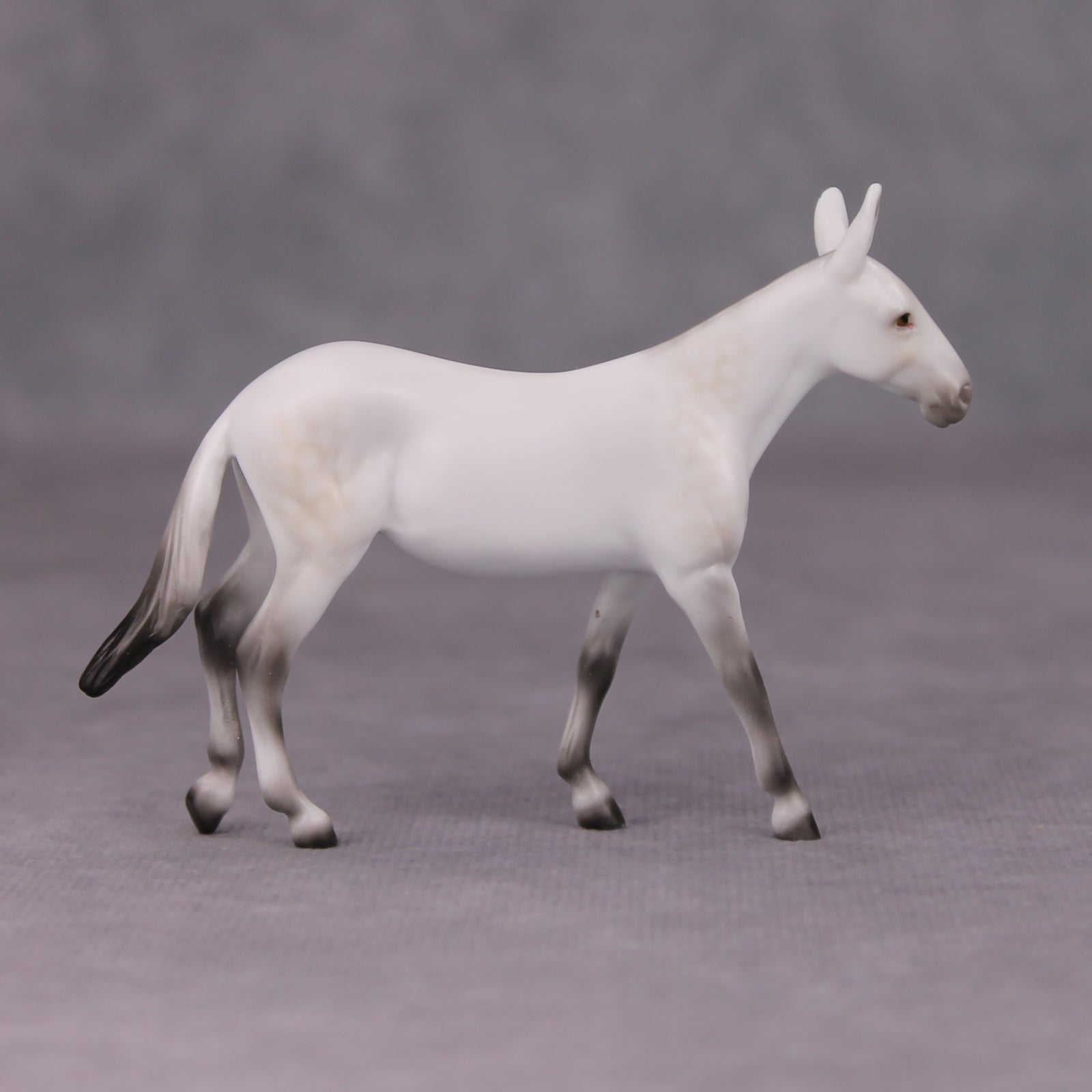 Old Soul OOAK Dappled Buckskin Going Grey Mule Chip By Ellen Robbins MM24