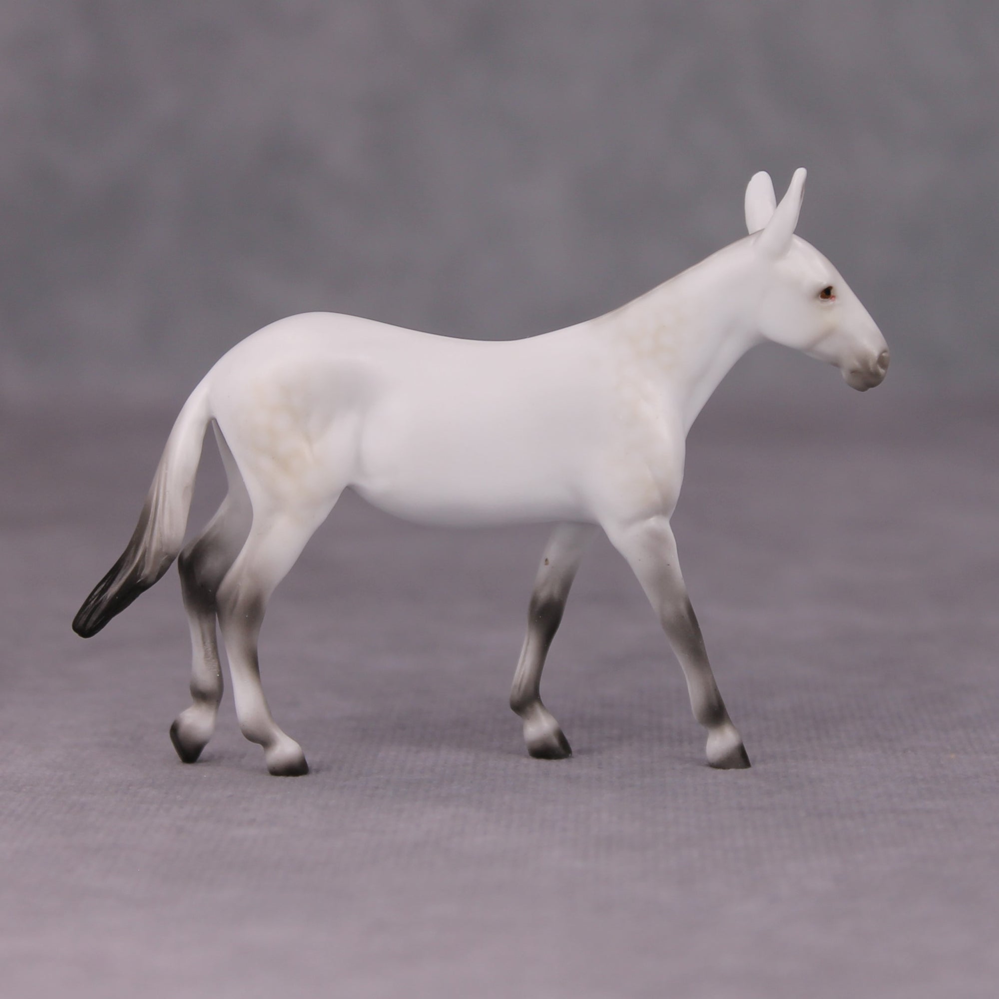 Old Soul OOAK Dappled Buckskin Going Grey Mule Chip By Ellen Robbins MM24