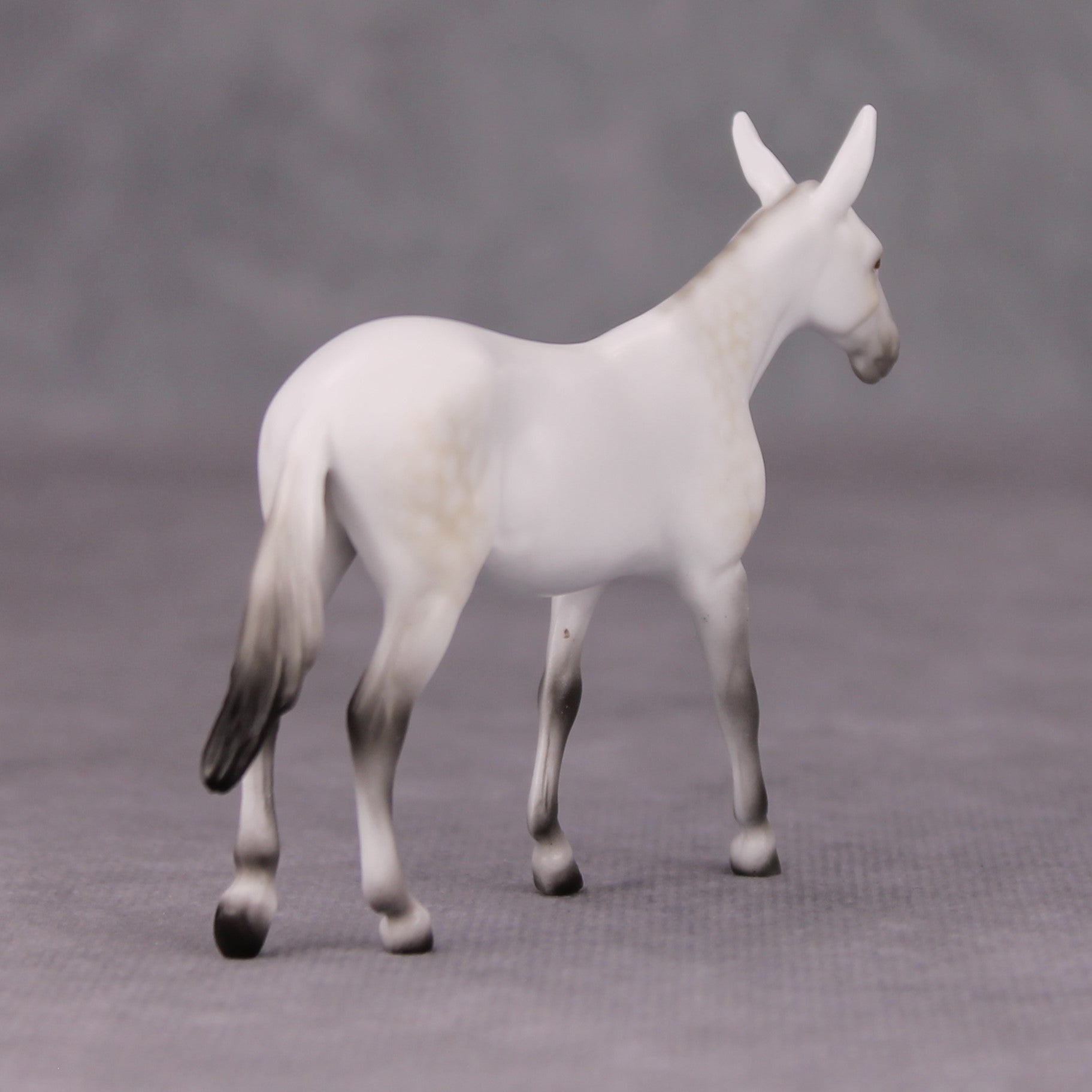 Old Soul OOAK Dappled Buckskin Going Grey Mule Chip By Ellen Robbins MM24