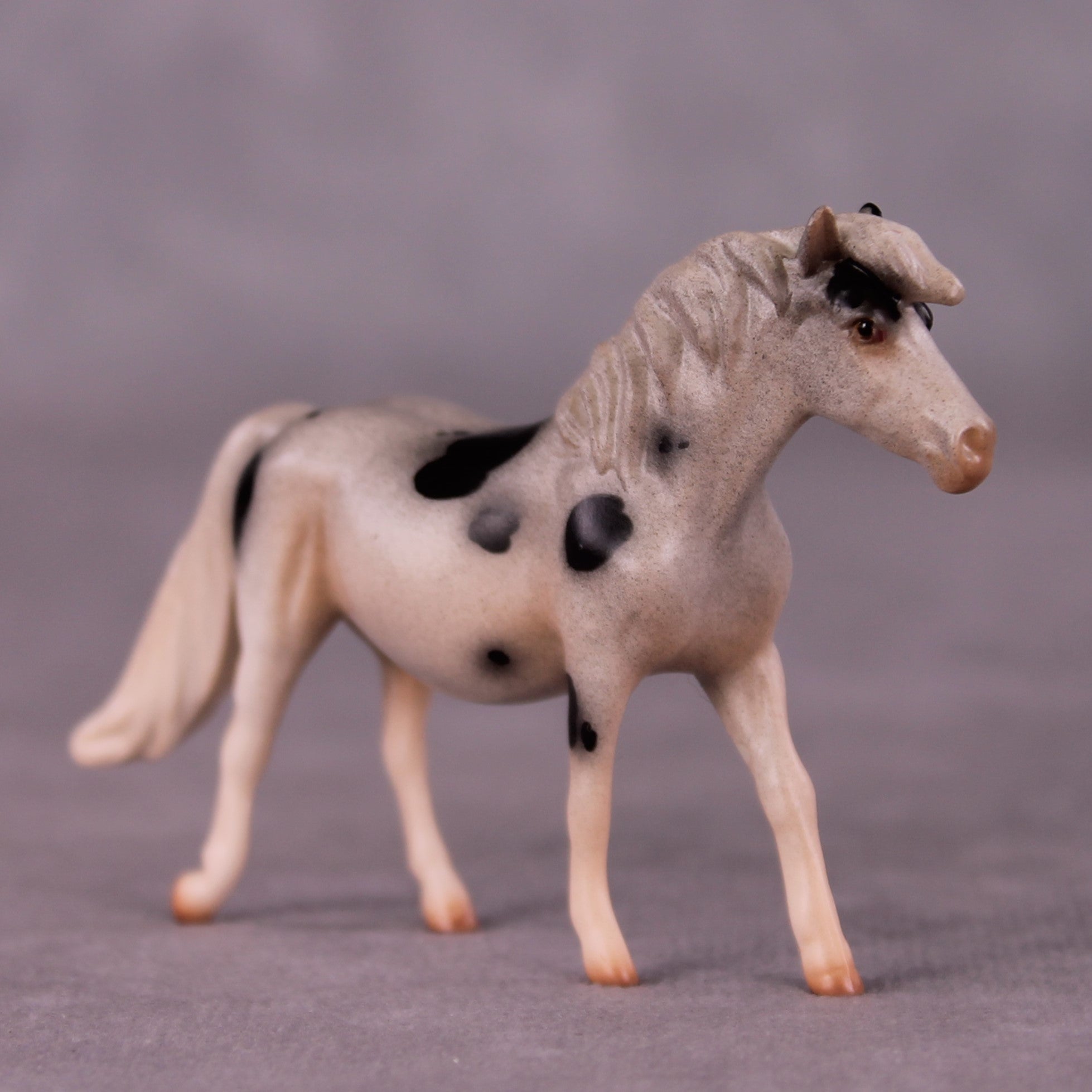 "Miss Piggy" OOAK Pony Chip By Jess Hamill - Menagerie Series