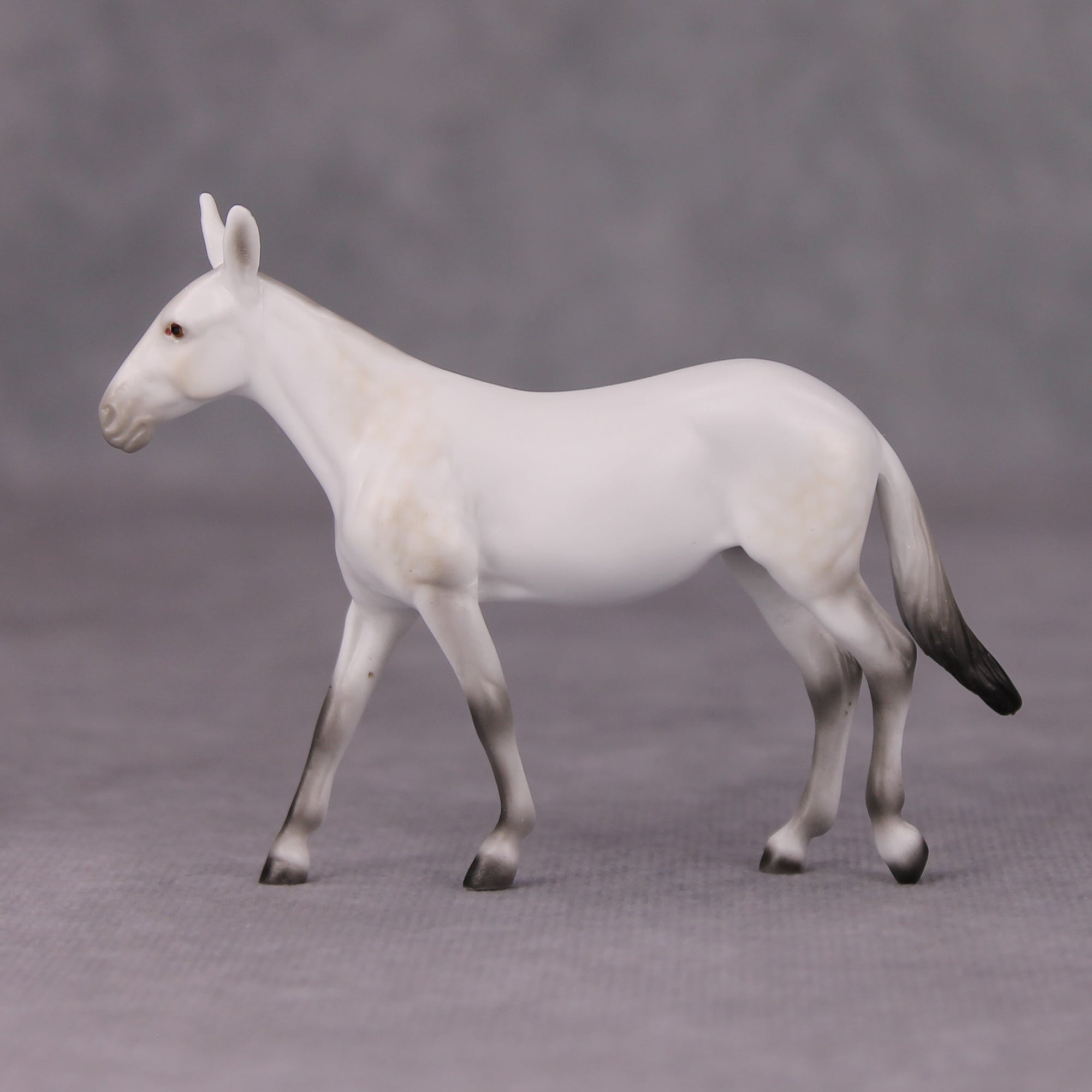 Old Soul OOAK Dappled Buckskin Going Grey Mule Chip By Ellen Robbins MM24