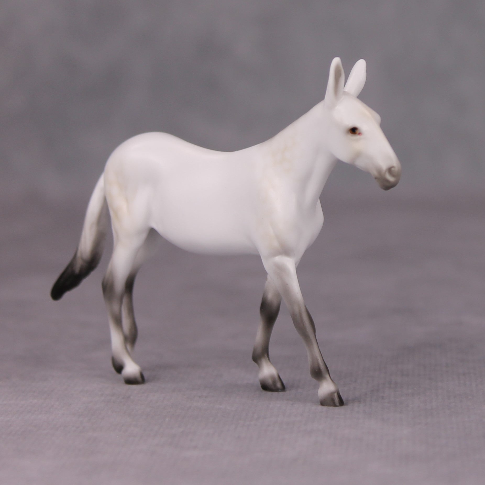 Old Soul OOAK Dappled Buckskin Going Grey Mule Chip By Ellen Robbins MM24