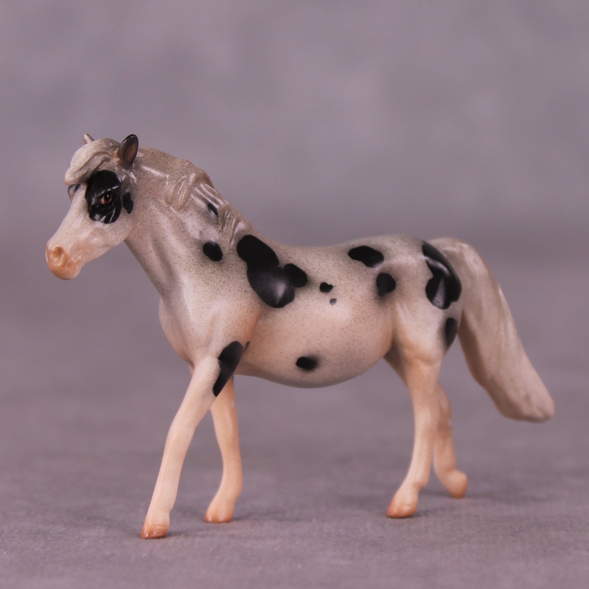 "Miss Piggy" OOAK Pony Chip By Jess Hamill - Menagerie Series