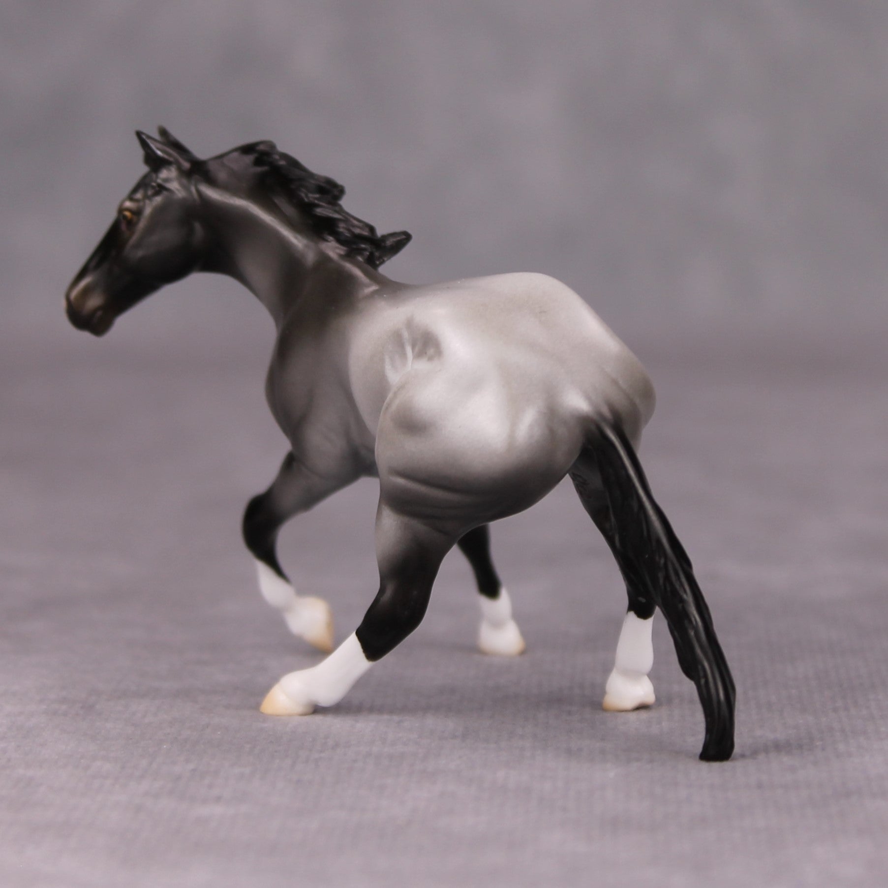 Mirrors On The Ceiling OOAK Blue Roan Cutter Chip By Ellen Robbins MM24