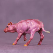 Strawberry Mooshake OOAK FCM Chip Cow by Kristen Cermele GS26