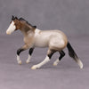 Dance to Forget OOAK Bay Roan Tobiano Cutter Chip By Ellen Robbins MM24