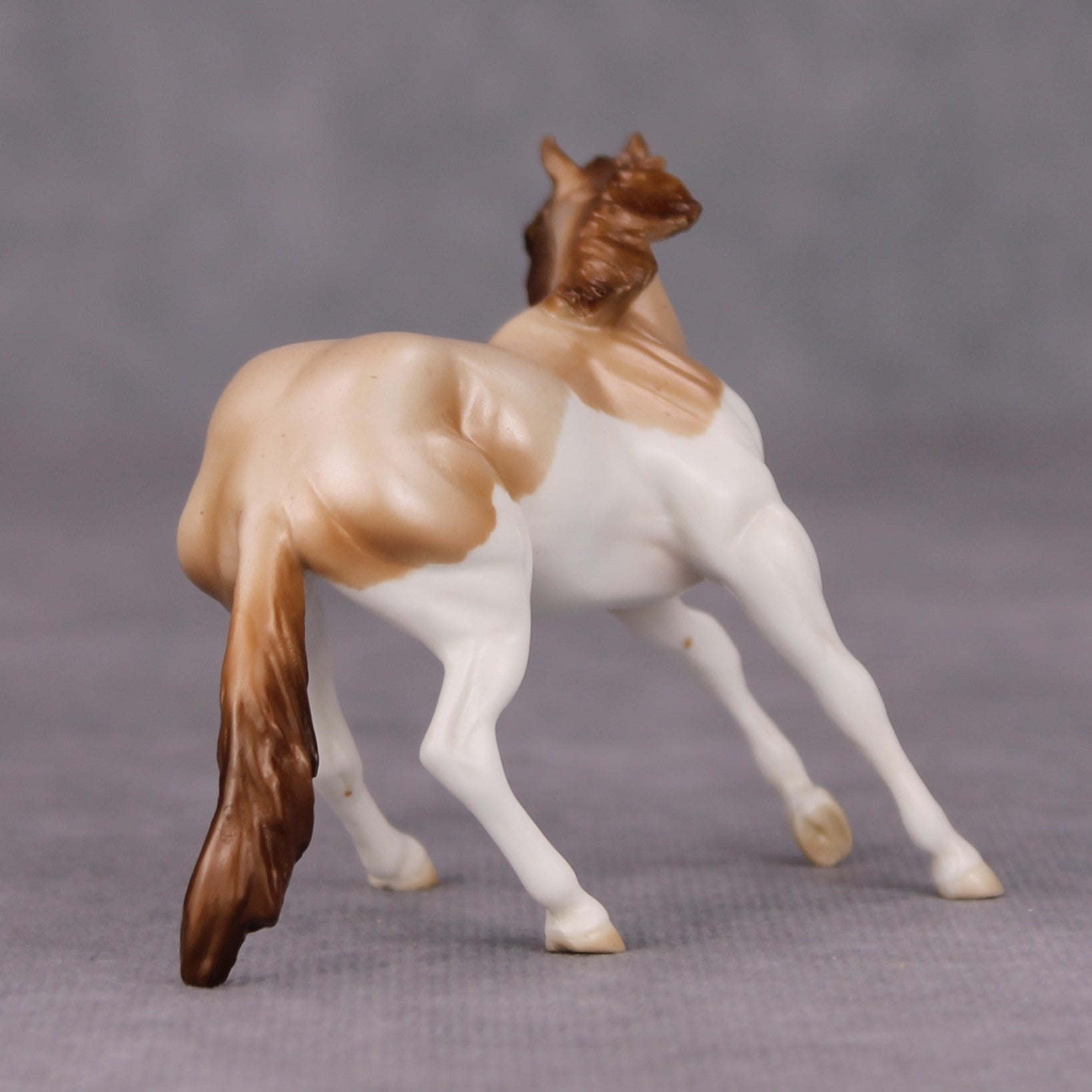 Pink Champagne On Ice OOAK Red Roan Cutter Chip By Ellen Robbins MM24