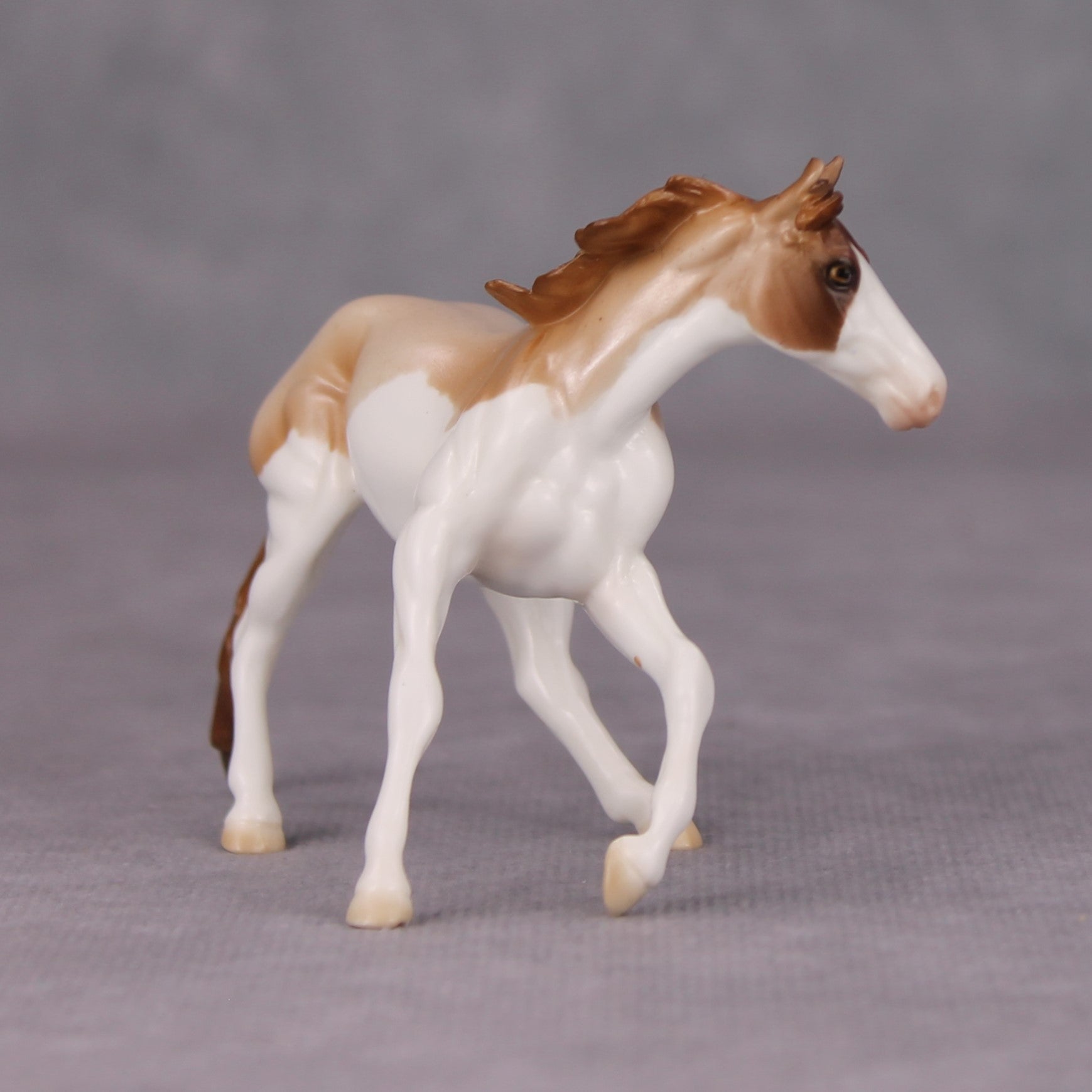 Pink Champagne On Ice OOAK Red Roan Cutter Chip By Ellen Robbins MM24