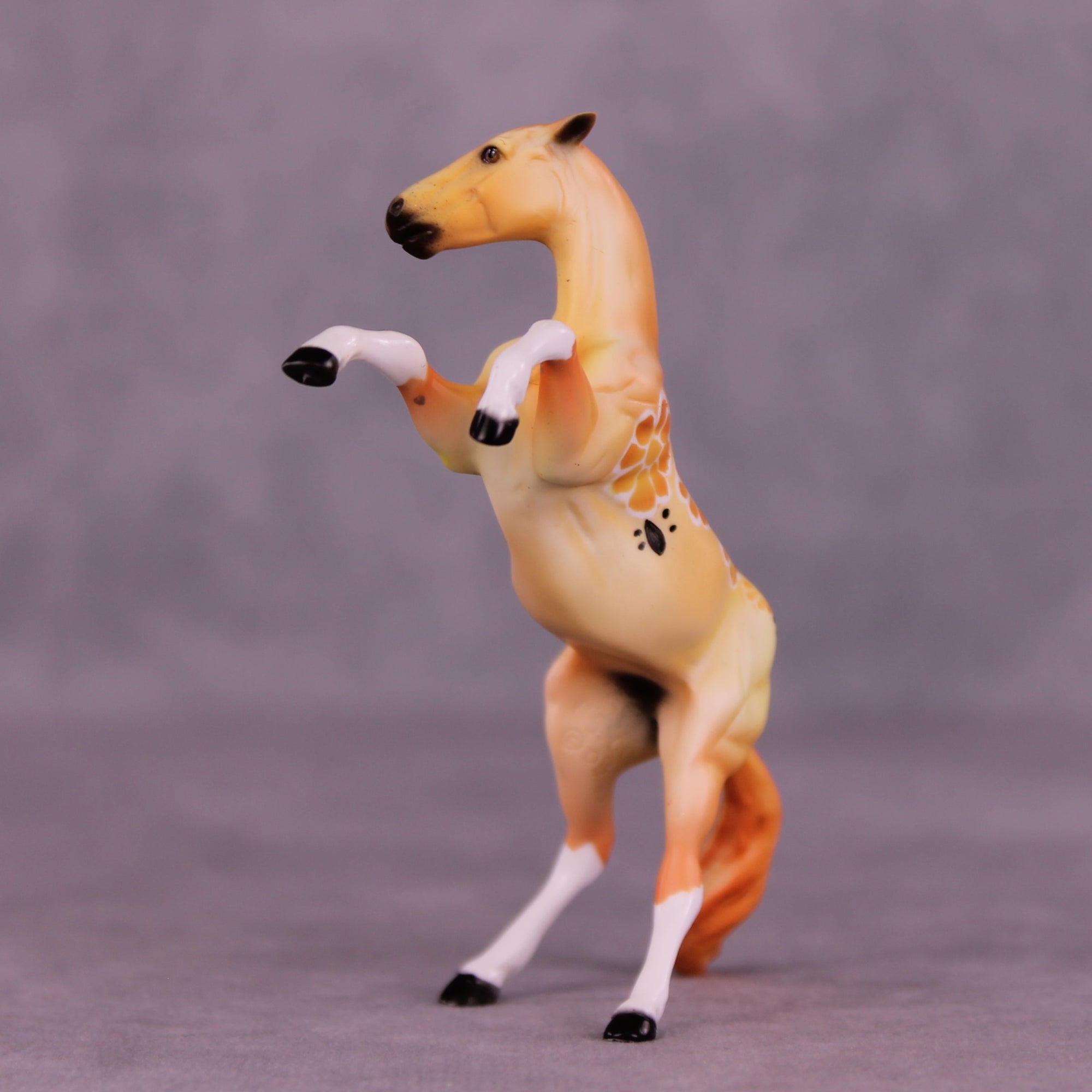 Xanthos or Cupcake LE-24 FCM Chip Rearing Horse By Julie Keim or Dawn Quick FS25