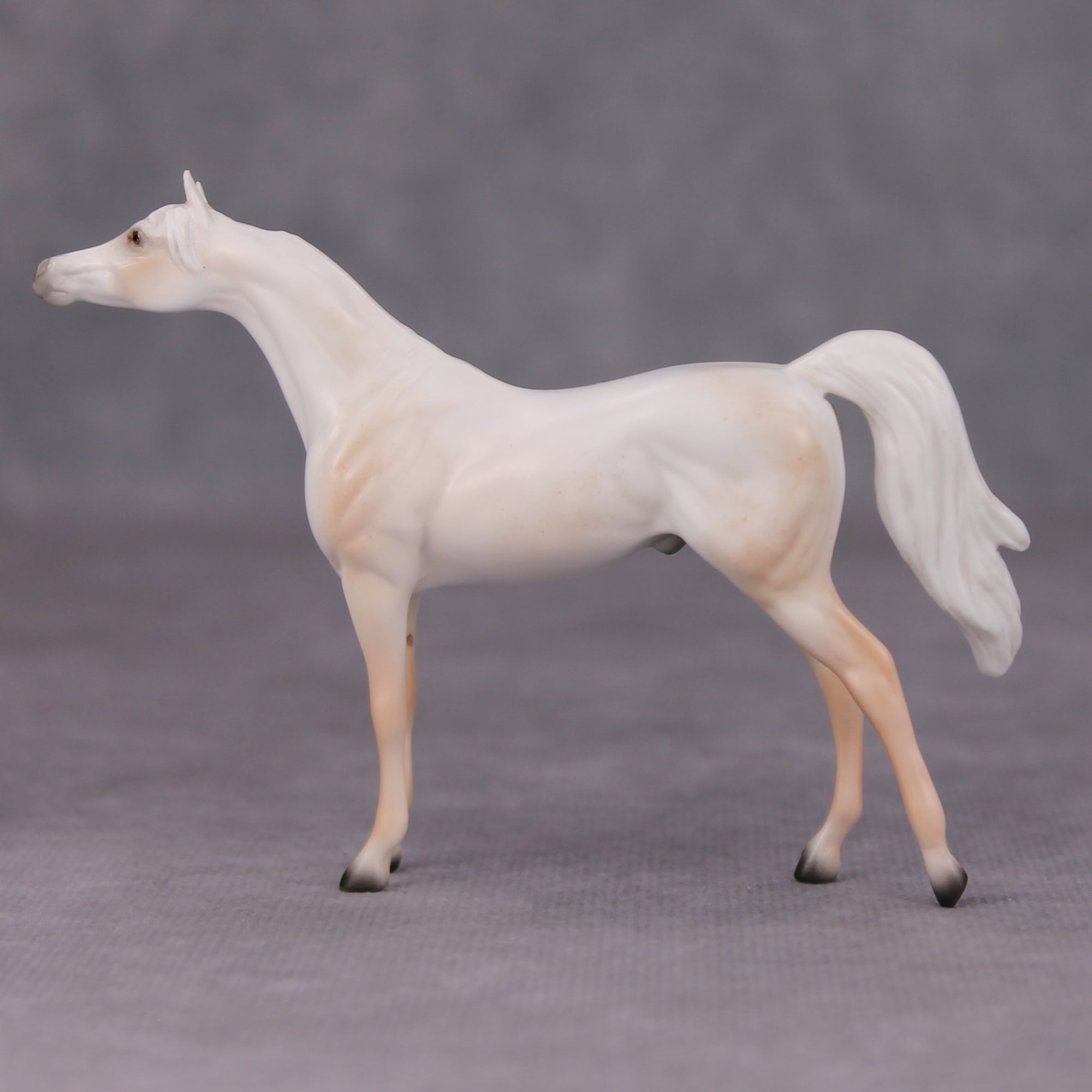 Mike OOAK Fleabittern Grey Arabian Chip By Ellen Robbins MM24