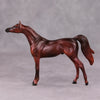 Freddie OOAK Liver Chestnut Arabian Chip By Ellen Robbins MM24