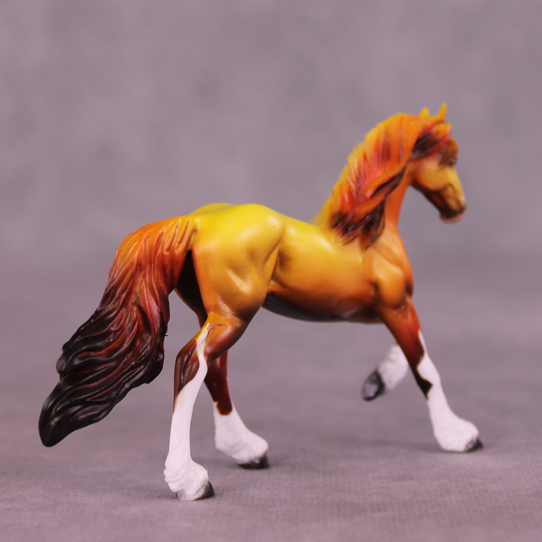 Autumn OOAK Friesian Chip by Dawn Quick LHS25