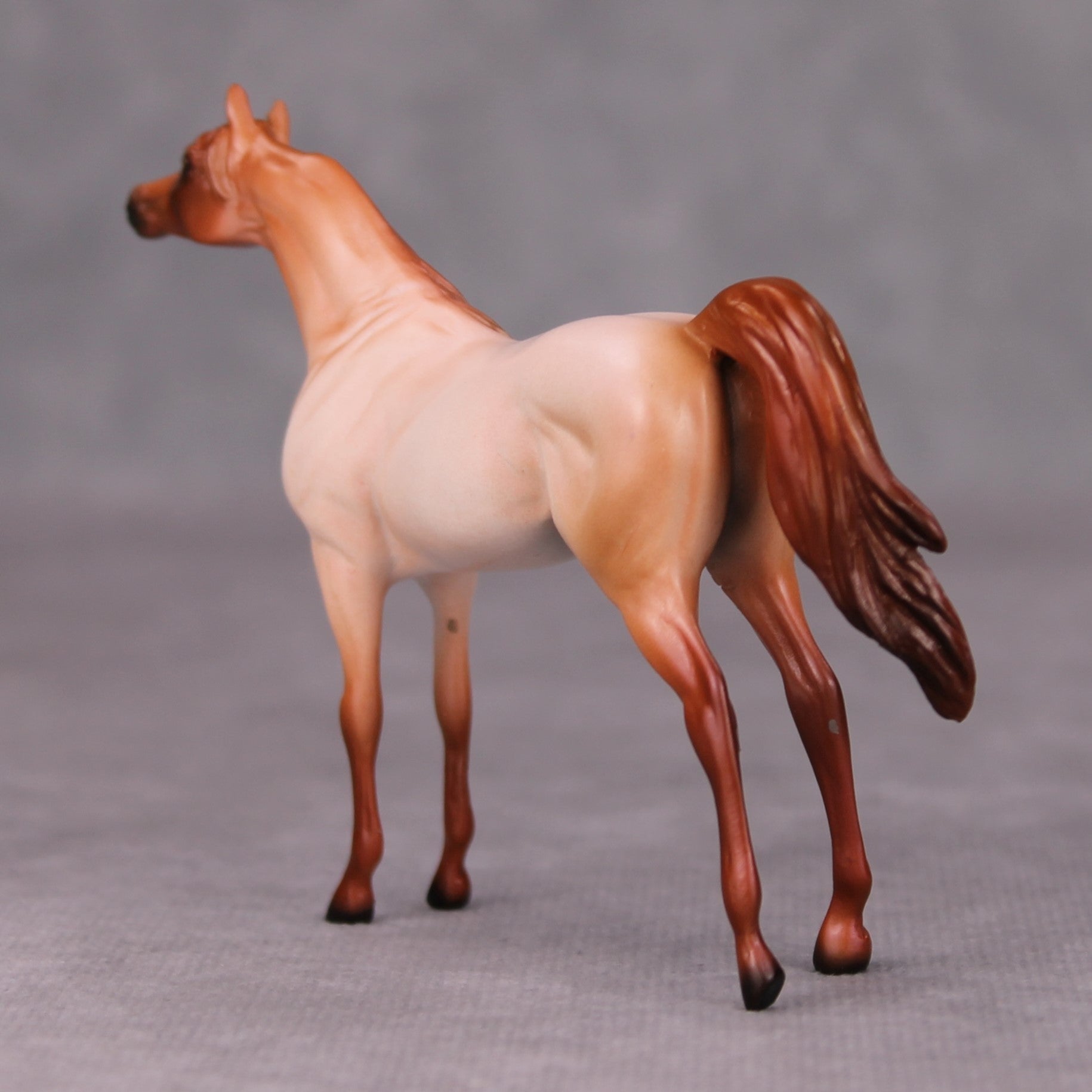 Barry OOAK Strawberry Roan Arabian Chip By Ellen Robbins MM24