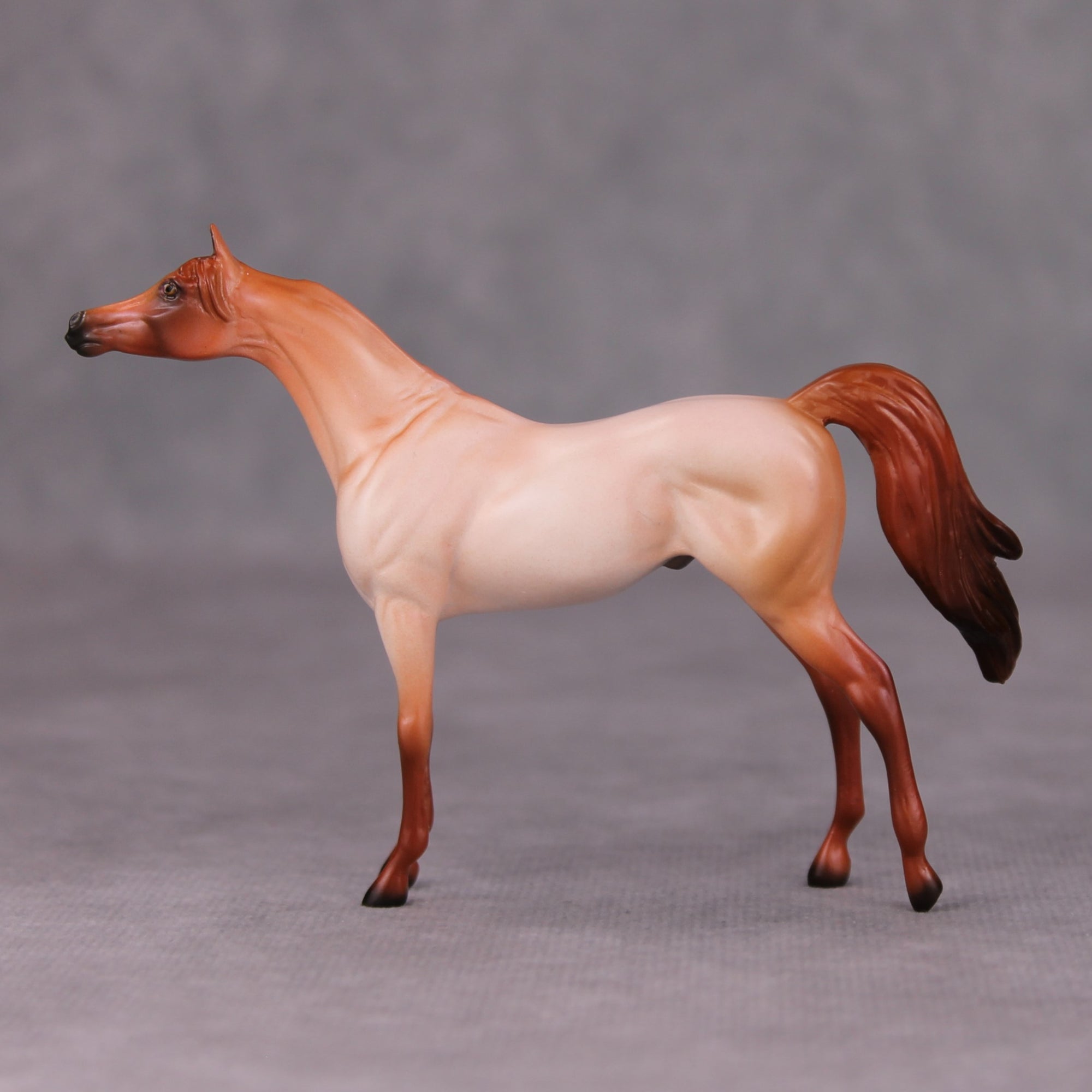 Barry OOAK Strawberry Roan Arabian Chip By Ellen Robbins MM24