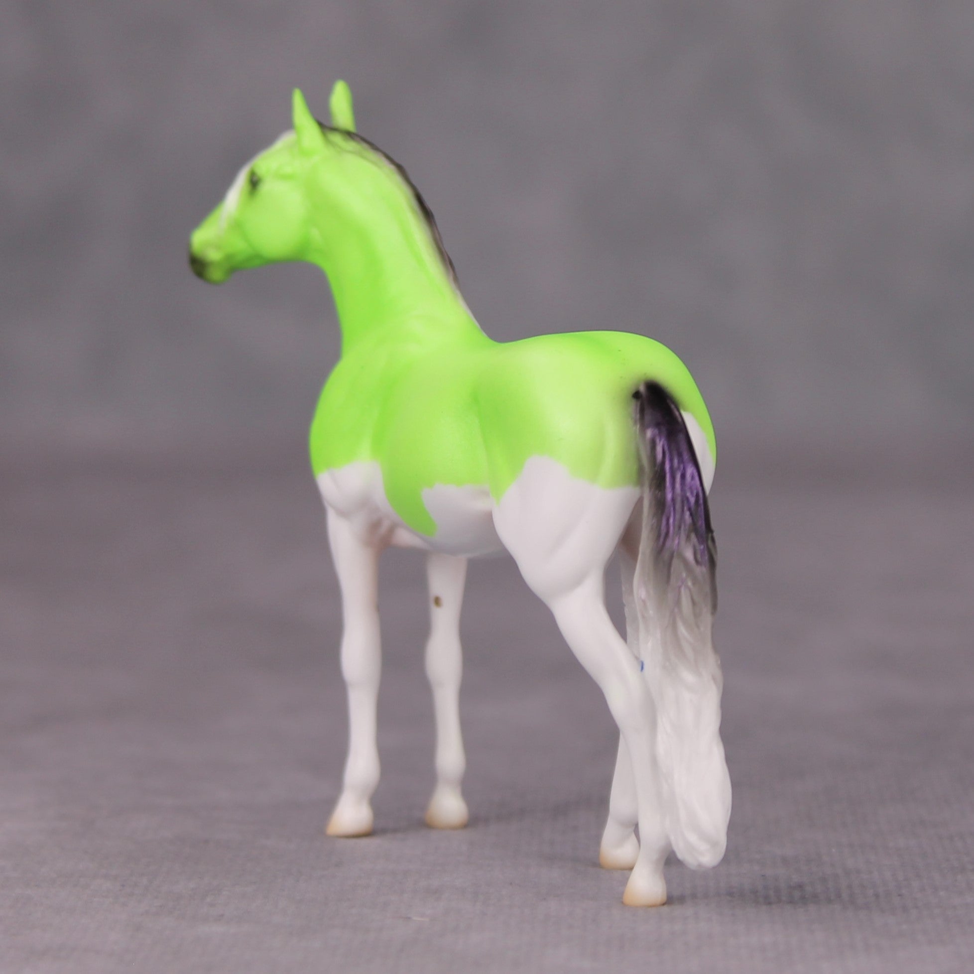 Phrancisco OOAK Lime Green Splash Deco Andalusian Chip By Ellen Robbins MM24