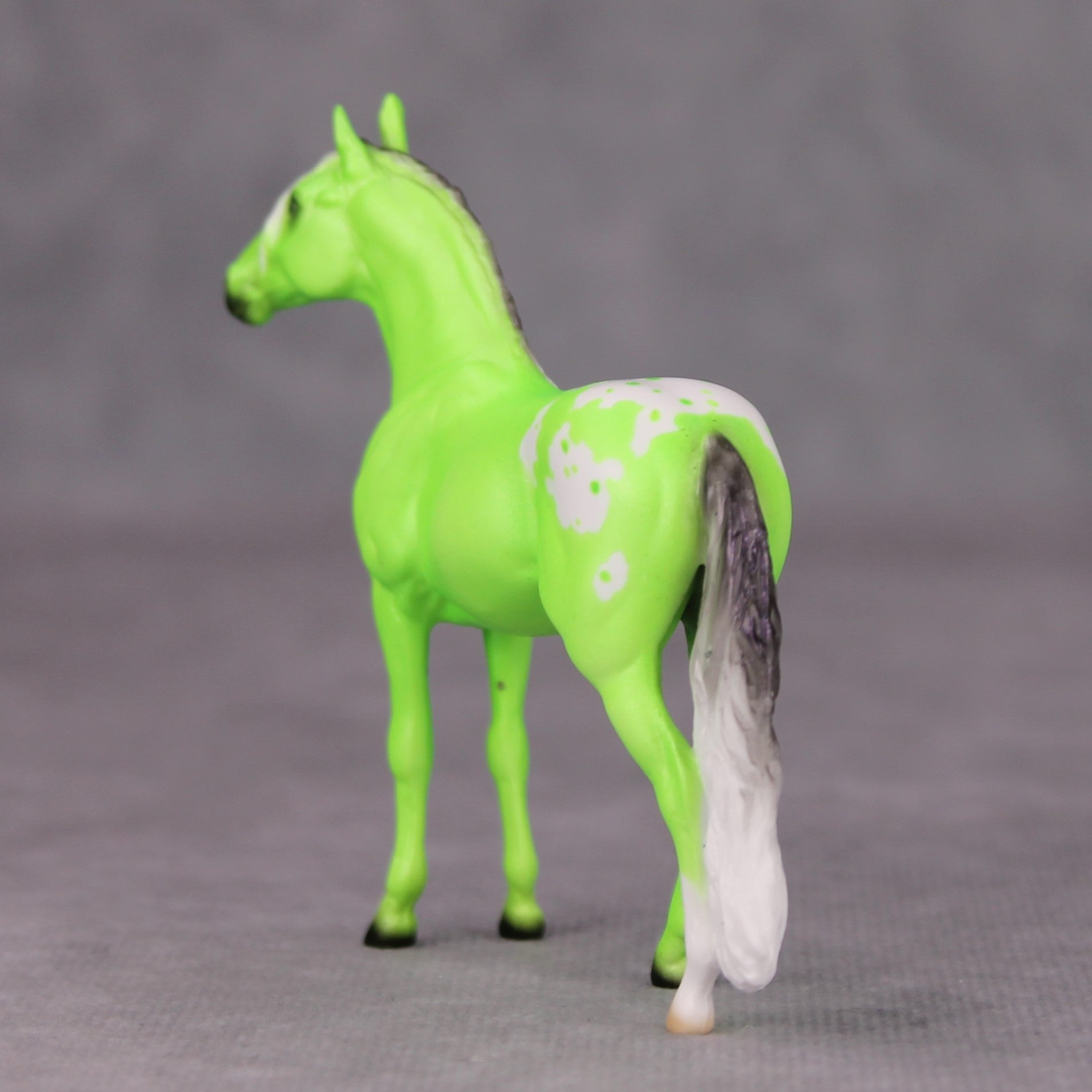 Phrederick OOAK Lime Green Deco Andalusian Chip By Ellen Robbins MM24