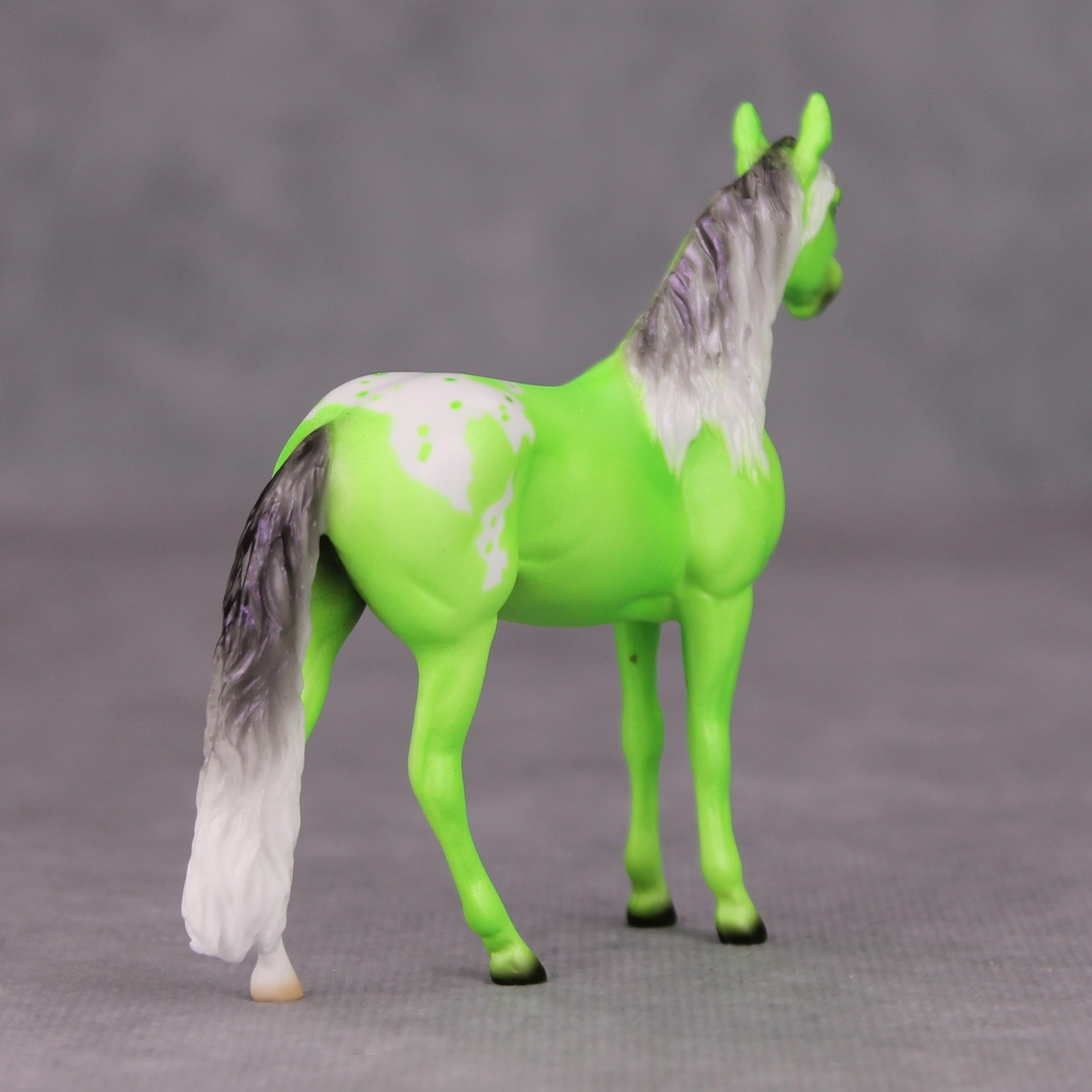 Phrederick OOAK Lime Green Deco Andalusian Chip By Ellen Robbins MM24