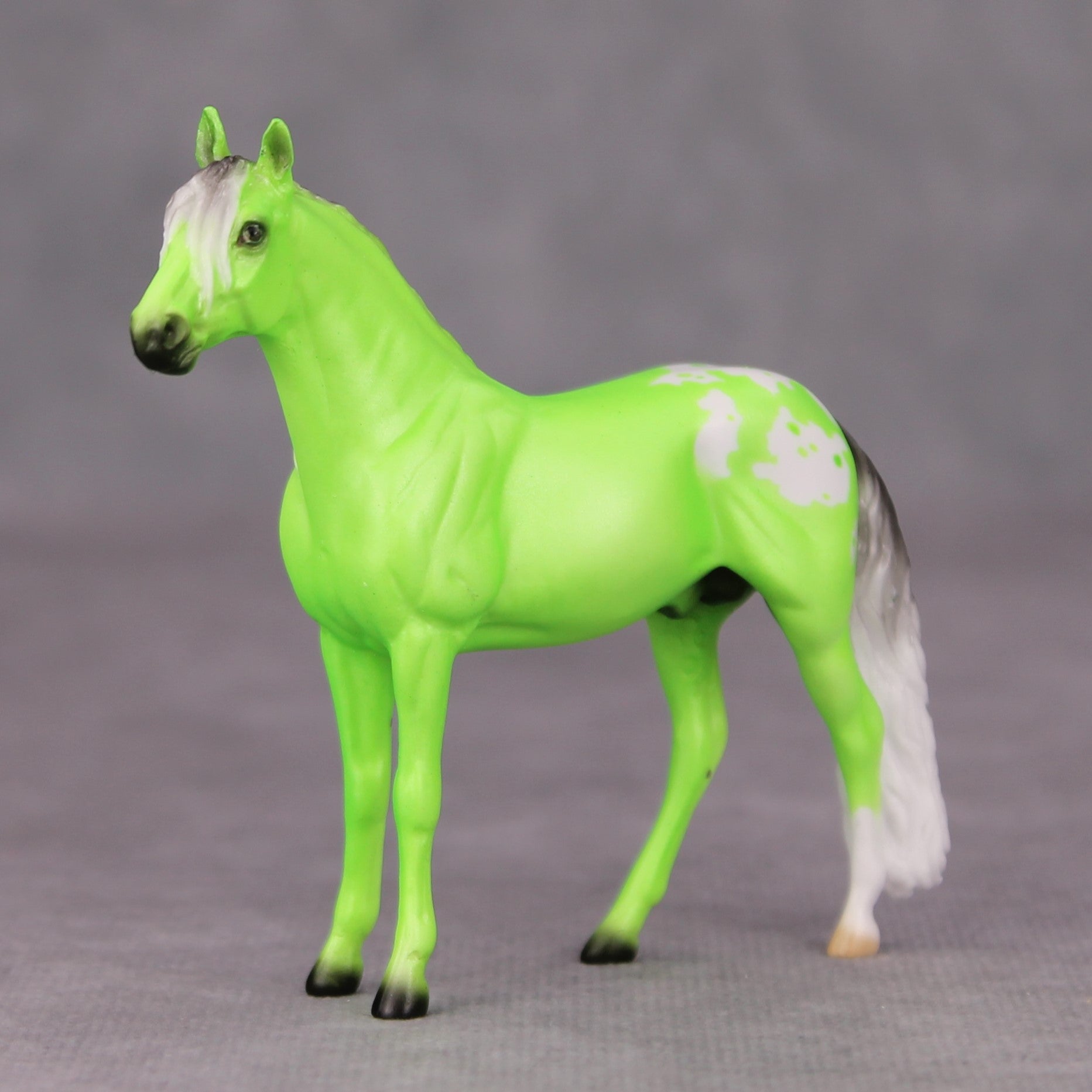 Phrederick OOAK Lime Green Deco Andalusian Chip By Ellen Robbins MM24