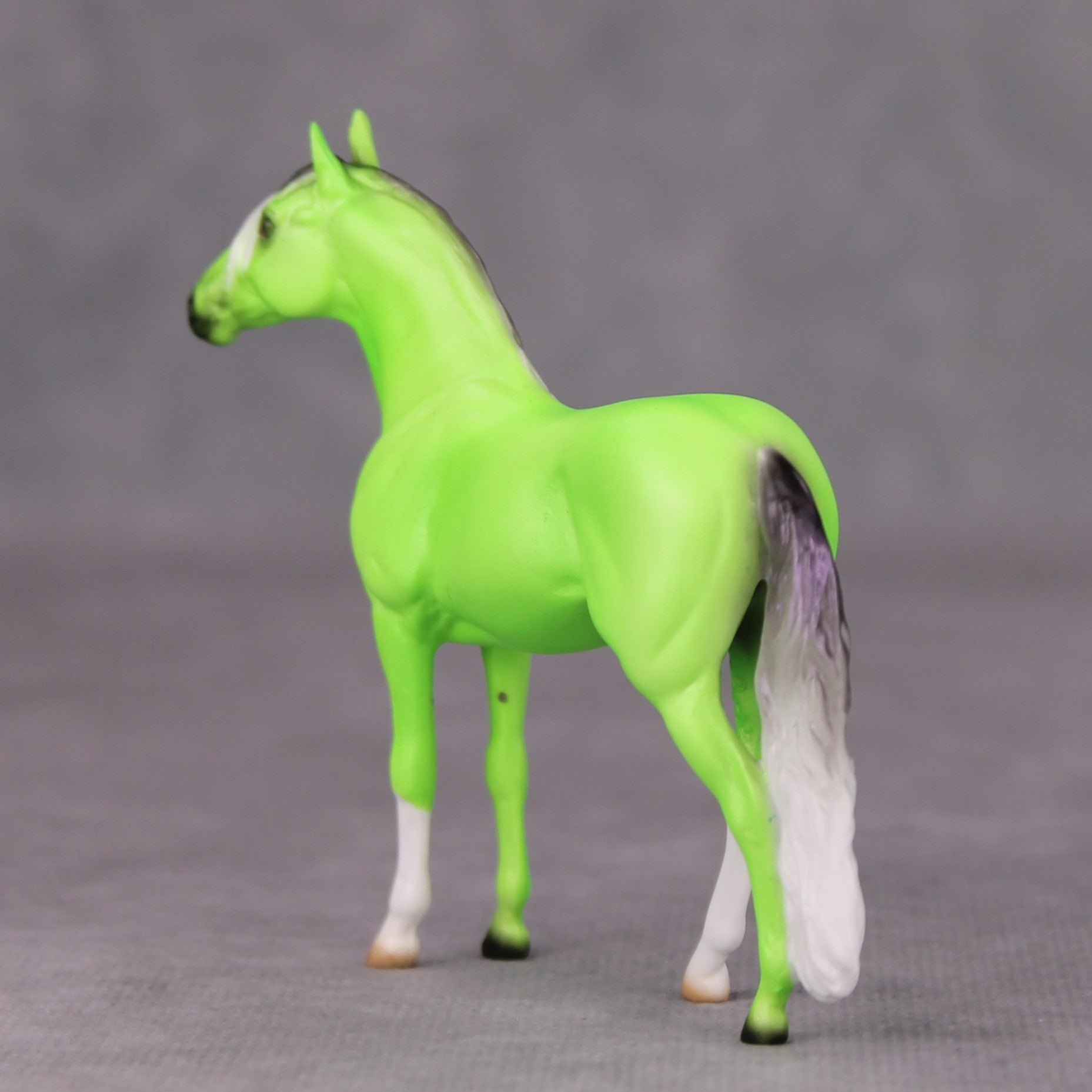 Phernando OOAK Lime Green Deco Andalusian Chip By Ellen Robbins MM24 MHP Auction Piece