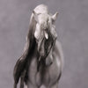 &quot;The Scottish Unicorn&quot; SAMPLE Extreme Dappled Silver &amp; Pearl Drop Head Unicorn Deco Andalusian By Ashley Palmer