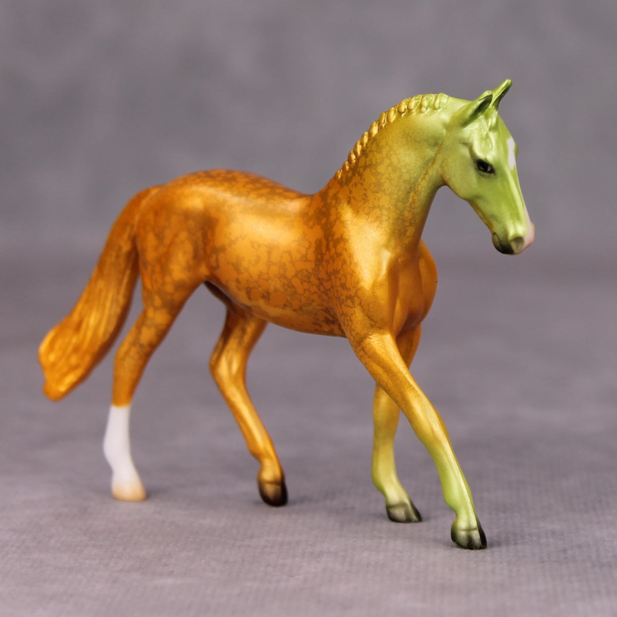 Be Prepared OOAK Halloween Colors Multicolor Deco Warmblood  Chip By Jess Hamill MM24