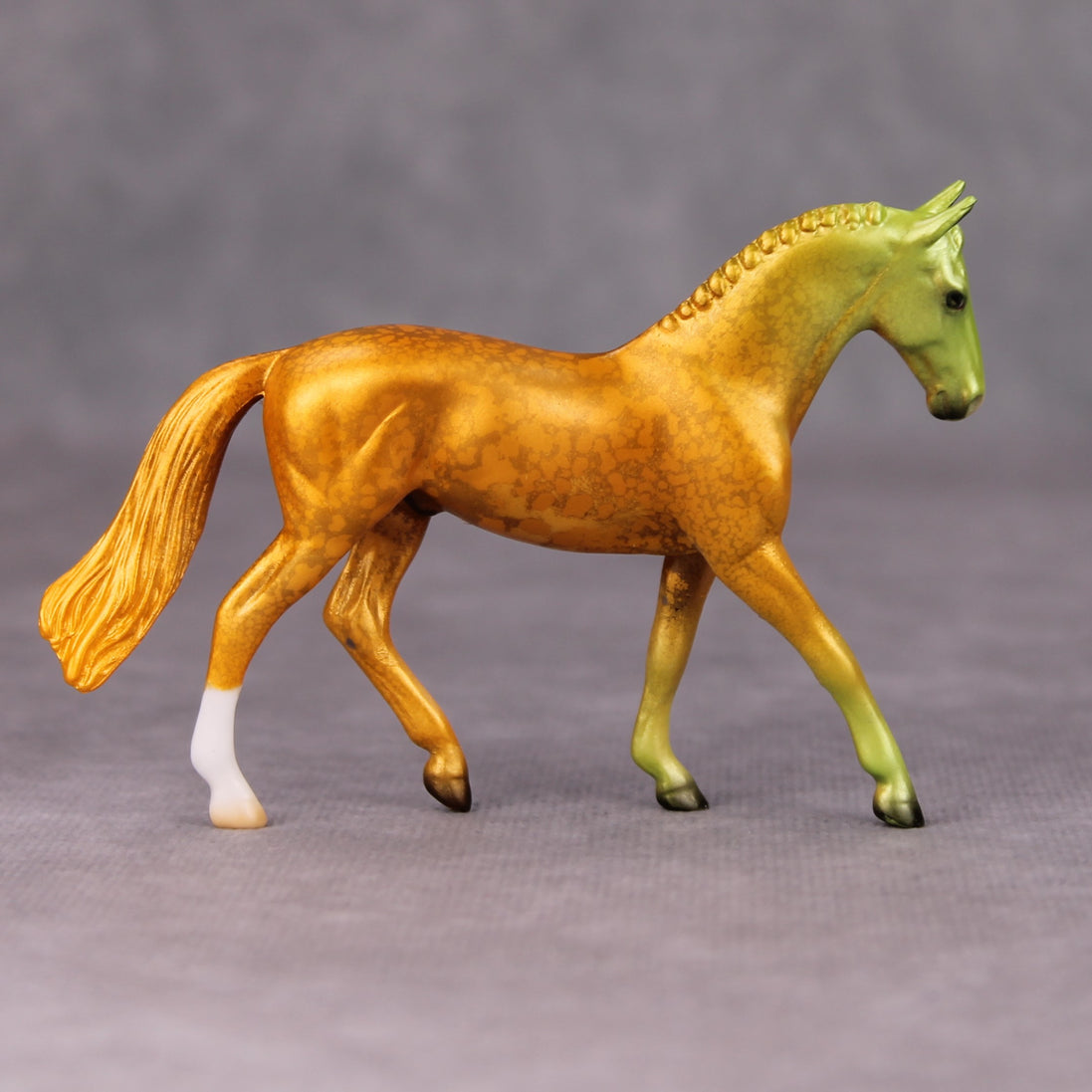 Be Prepared OOAK Halloween Colors Multicolor Deco Warmblood  Chip By Jess Hamill MM24