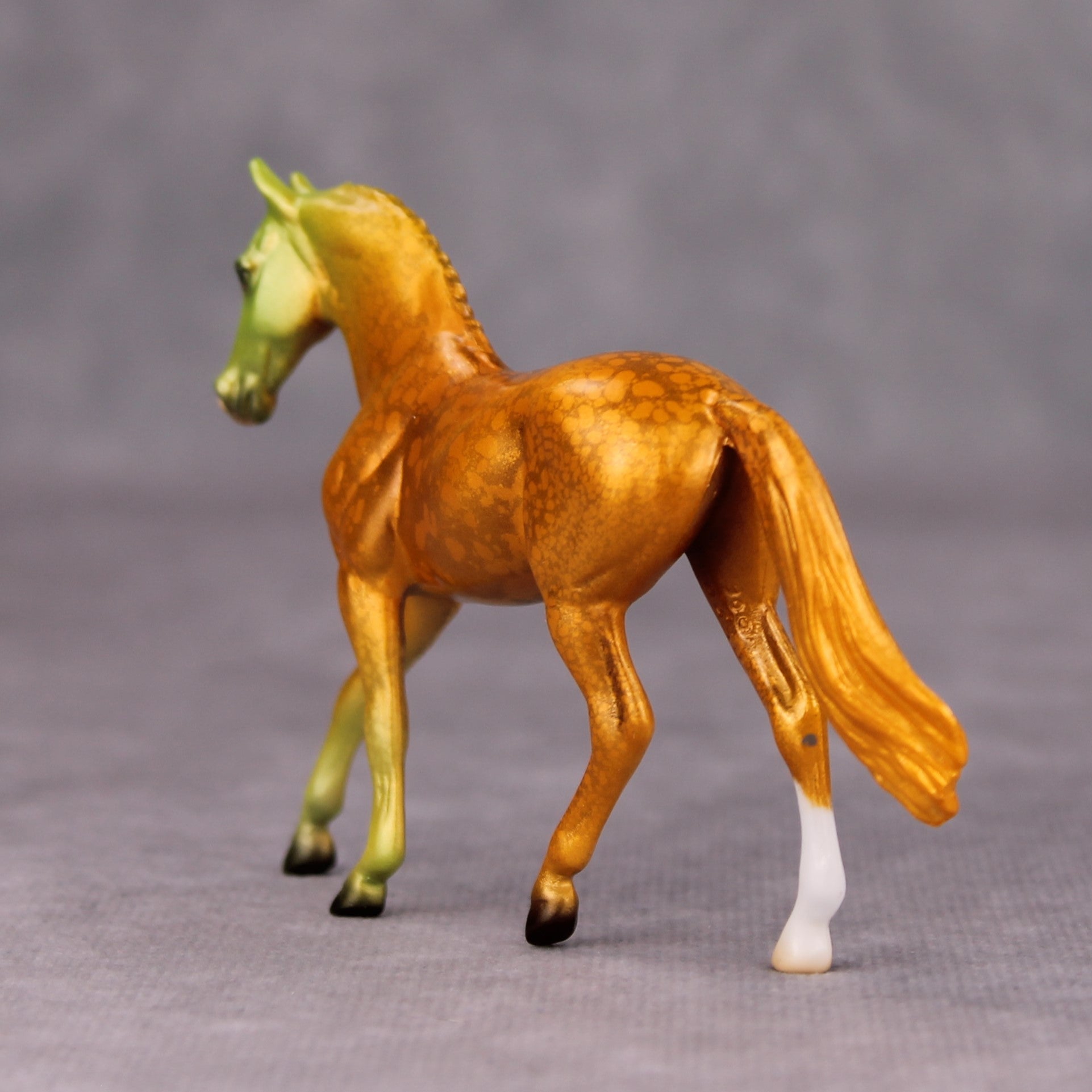 Be Prepared OOAK Halloween Colors Multicolor Deco Warmblood  Chip By Jess Hamill MM24