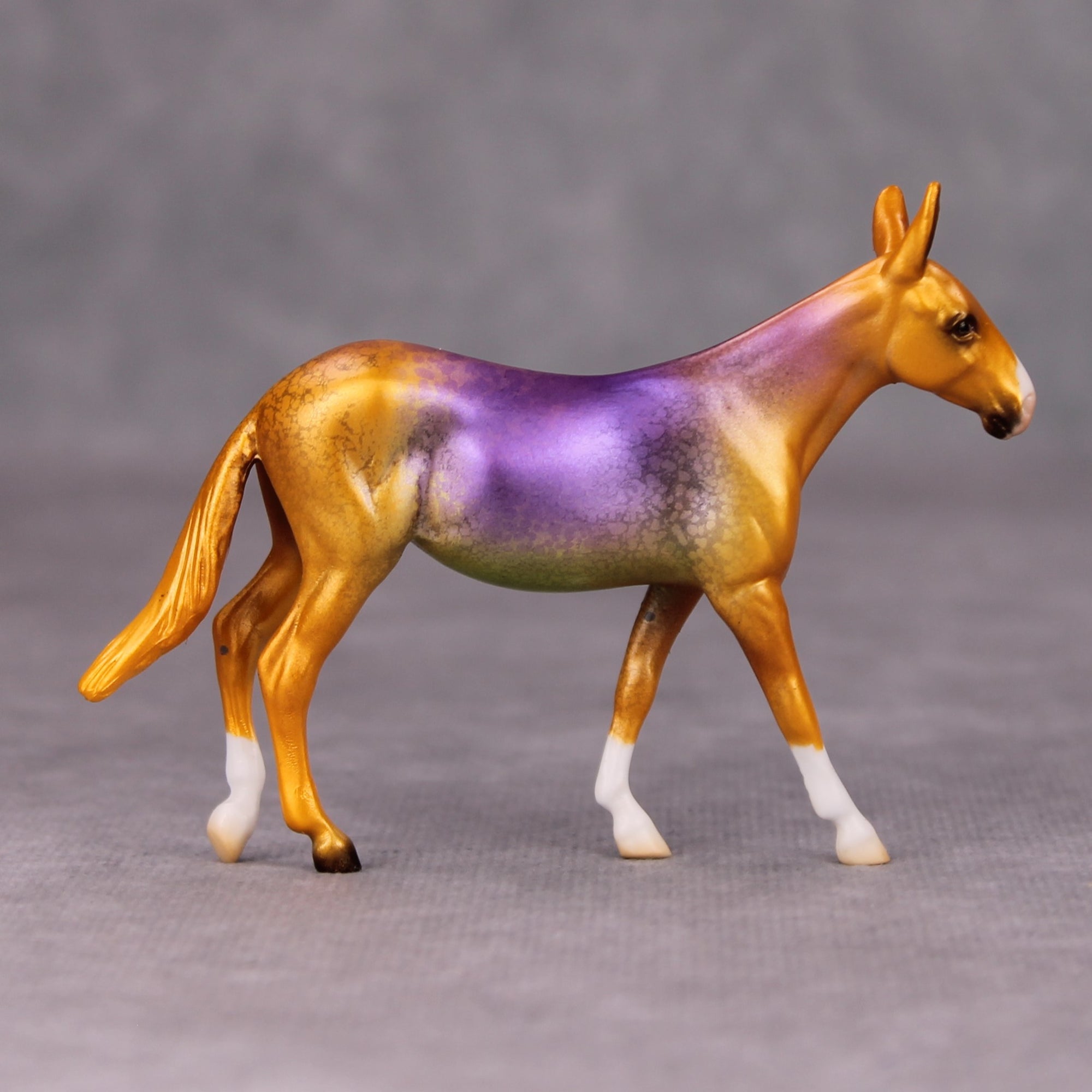 Greatest Criminal Mind OOAK Halloween Colors Multicolor Deco Mule Chip By Jess Hamill MM24