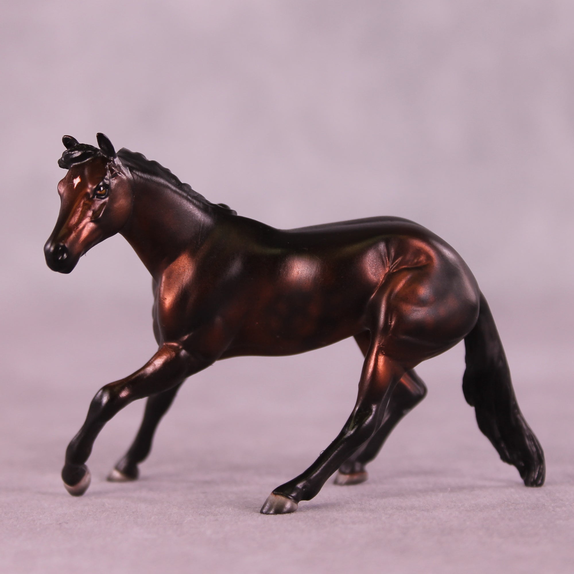 Coos OOAK Chip Cutting Horse by Julie Keim Special Chip Drop