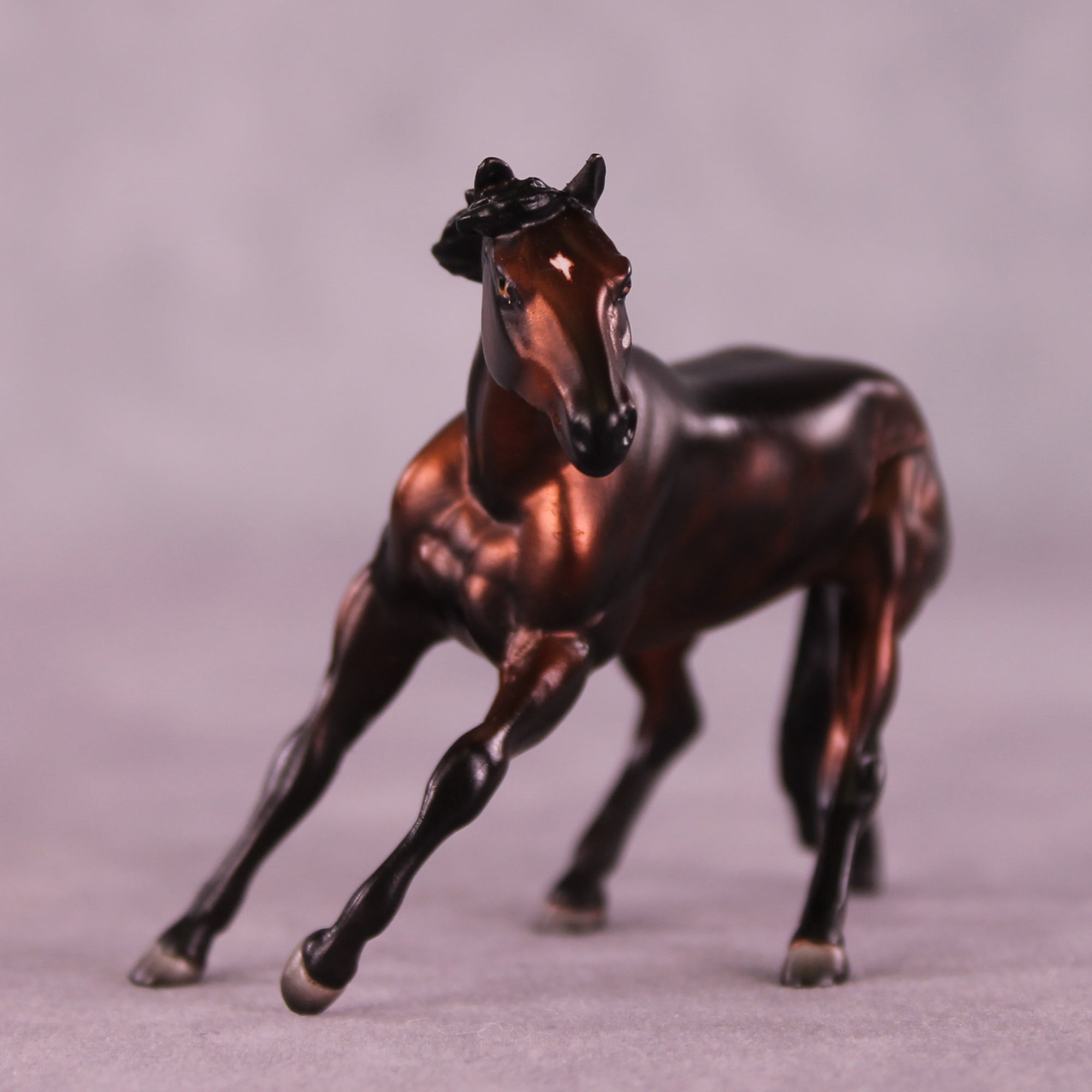 Coos OOAK Chip Cutting Horse by Julie Keim Special Chip Drop