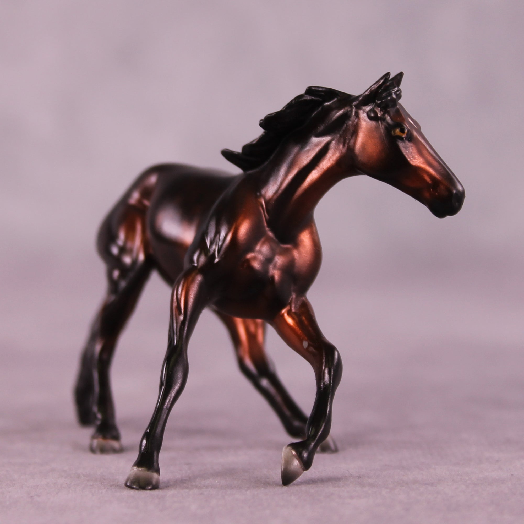 Coos OOAK Chip Cutting Horse by Julie Keim Special Chip Drop