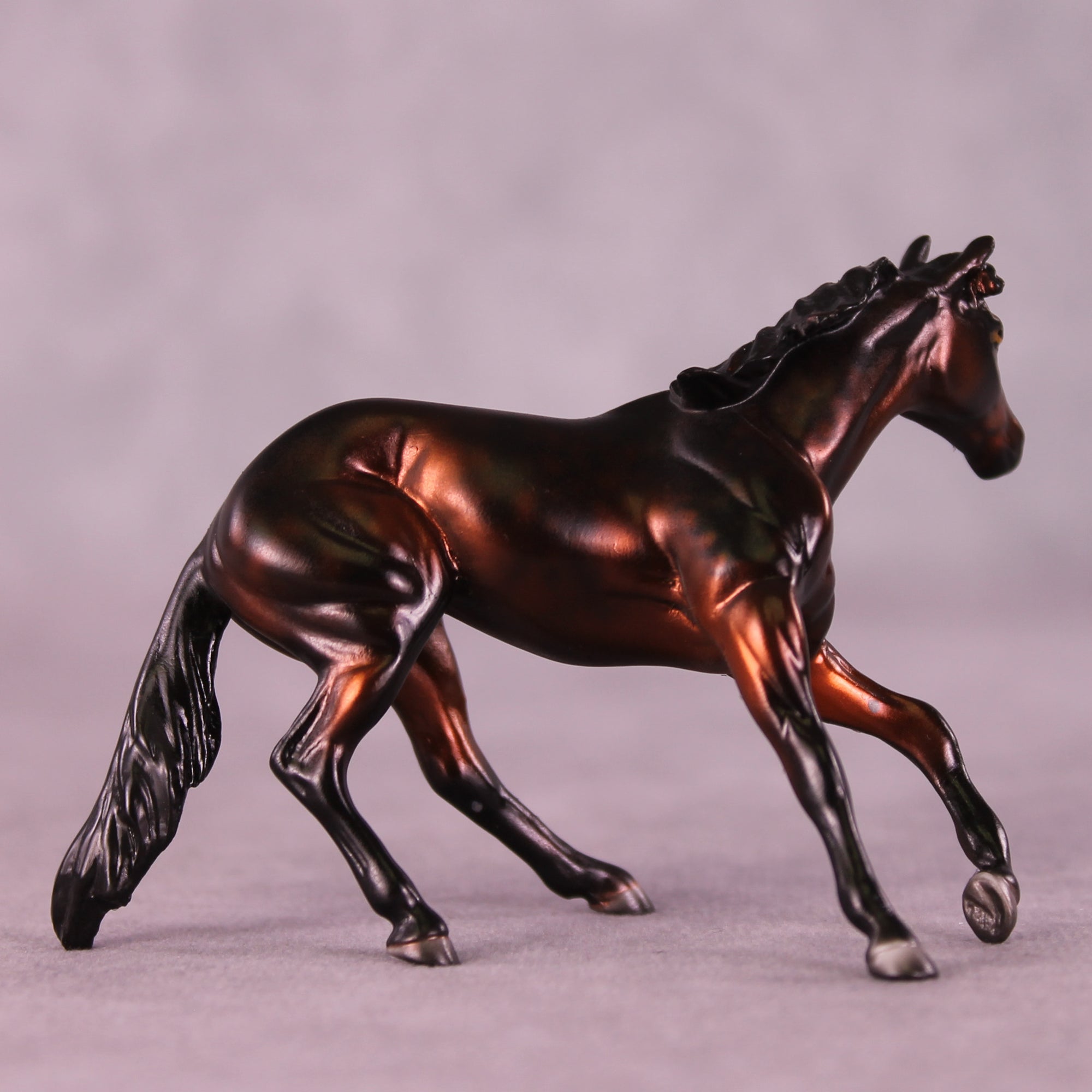 Coos OOAK Chip Cutting Horse by Julie Keim Special Chip Drop