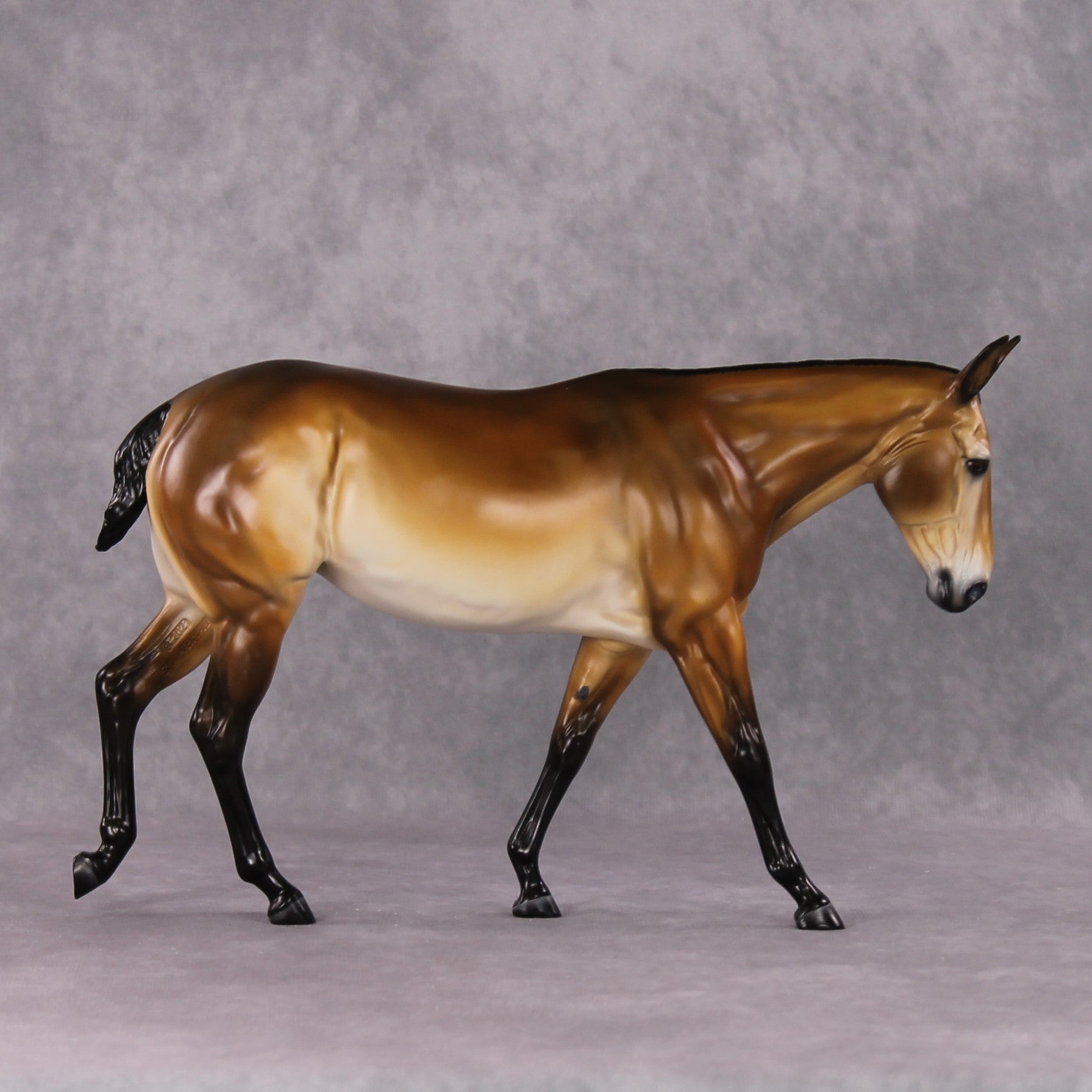 "Private Purdy" OOAK Custom Bay Military Mule By Tiffany Purdy - GemStone Series