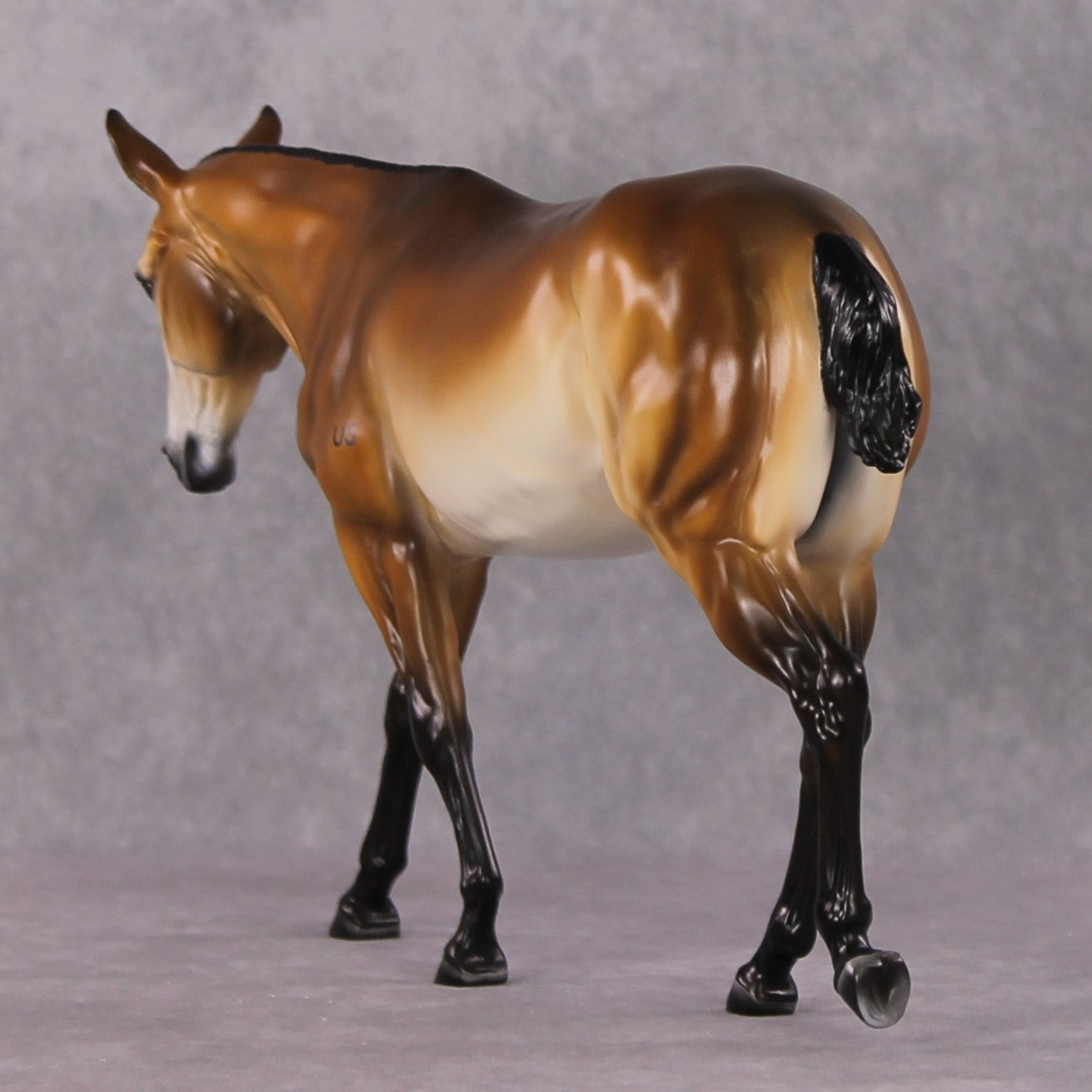 "Private Purdy" OOAK Custom Bay Military Mule By Tiffany Purdy - GemStone Series