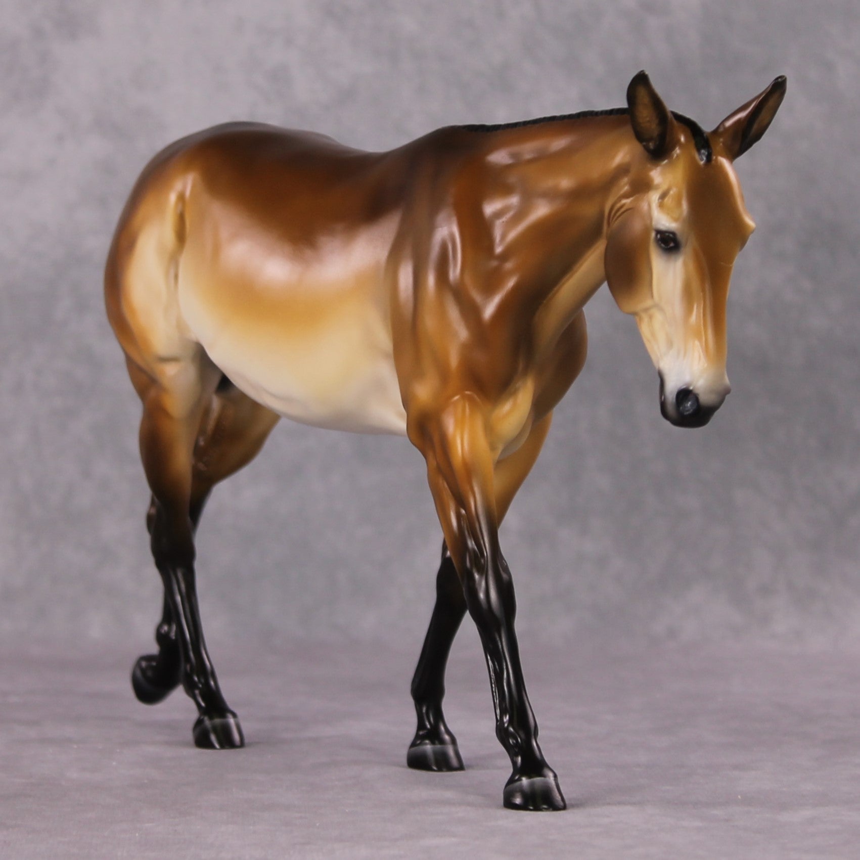 "Private Purdy" OOAK Custom Bay Military Mule By Tiffany Purdy - GemStone Series