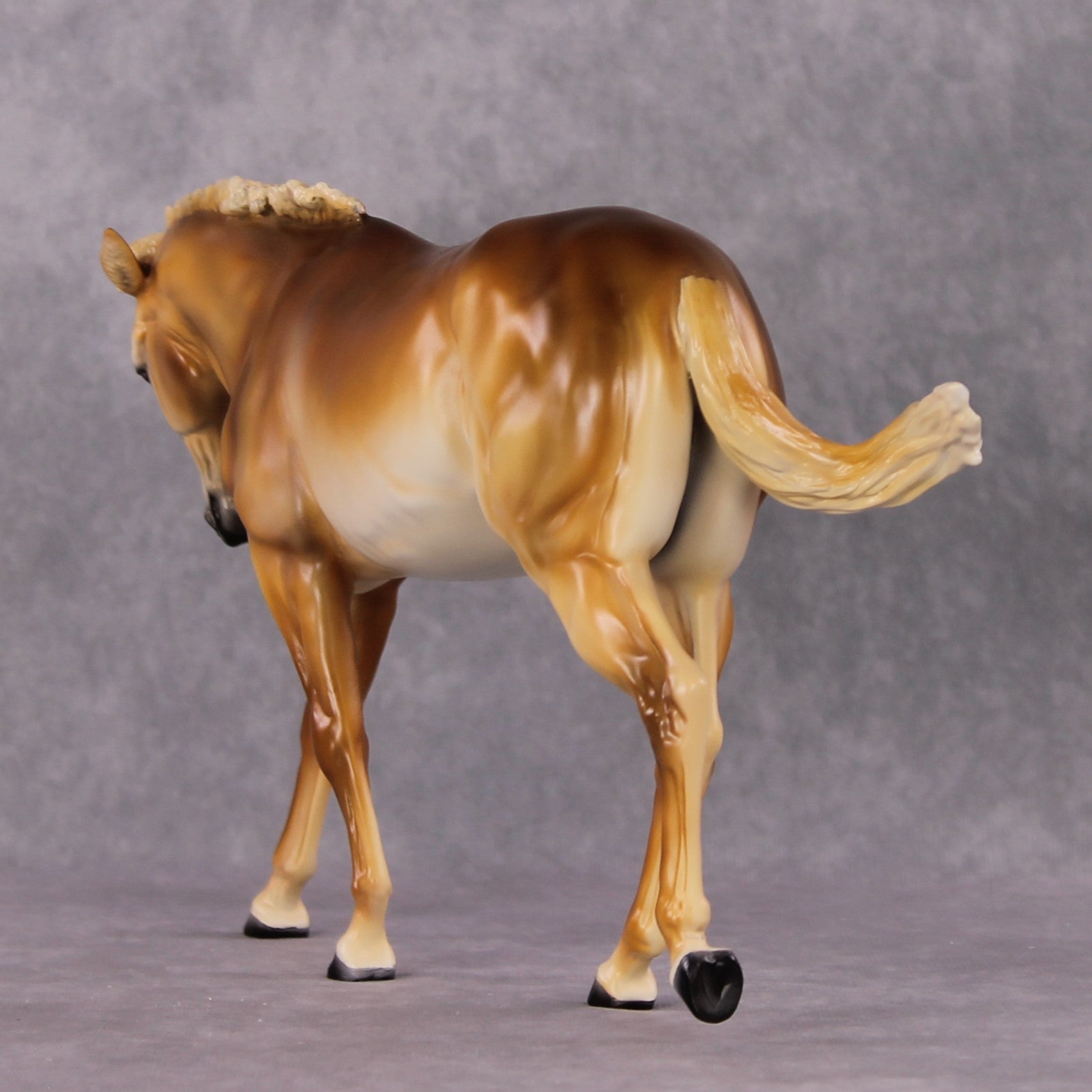 "Purdy Sassy" OOAK Custom Chestnut W/ Pinned Ears Mule By Tiffany Purdy - GemStone Series