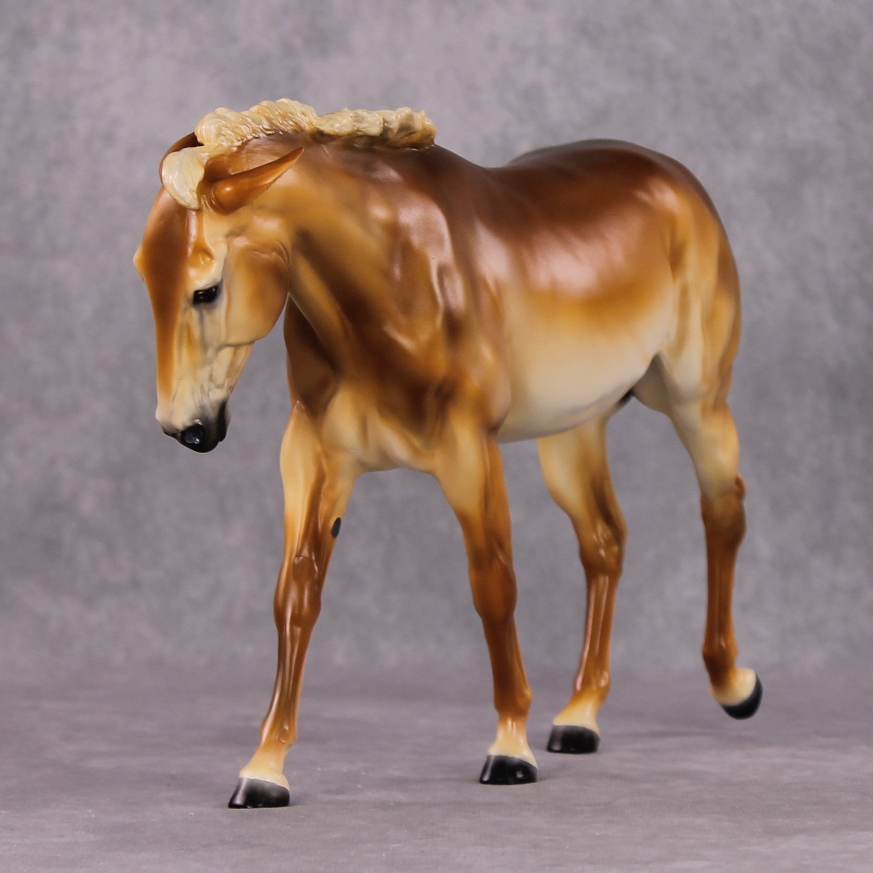 "Purdy Sassy" OOAK Custom Chestnut W/ Pinned Ears Mule By Tiffany Purdy - GemStone Series