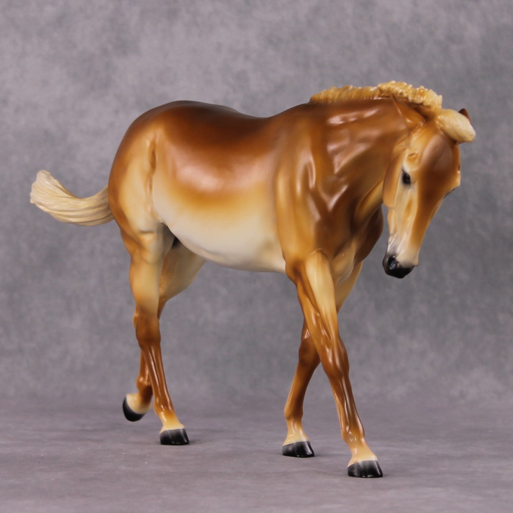 "Purdy Sassy" OOAK Custom Chestnut W/ Pinned Ears Mule By Tiffany Purdy - GemStone Series