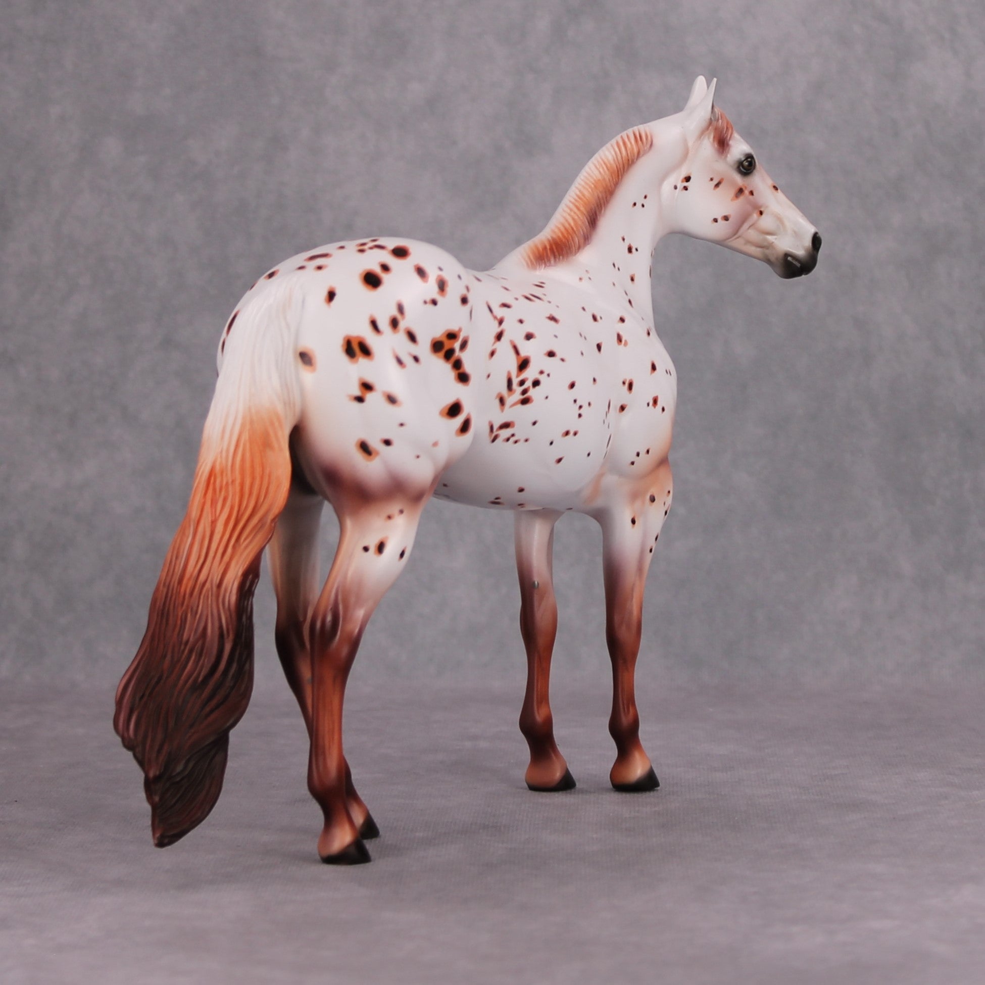 Firework OOAK Chestnut Leopard Appy ISH By Dawn Quick MM24