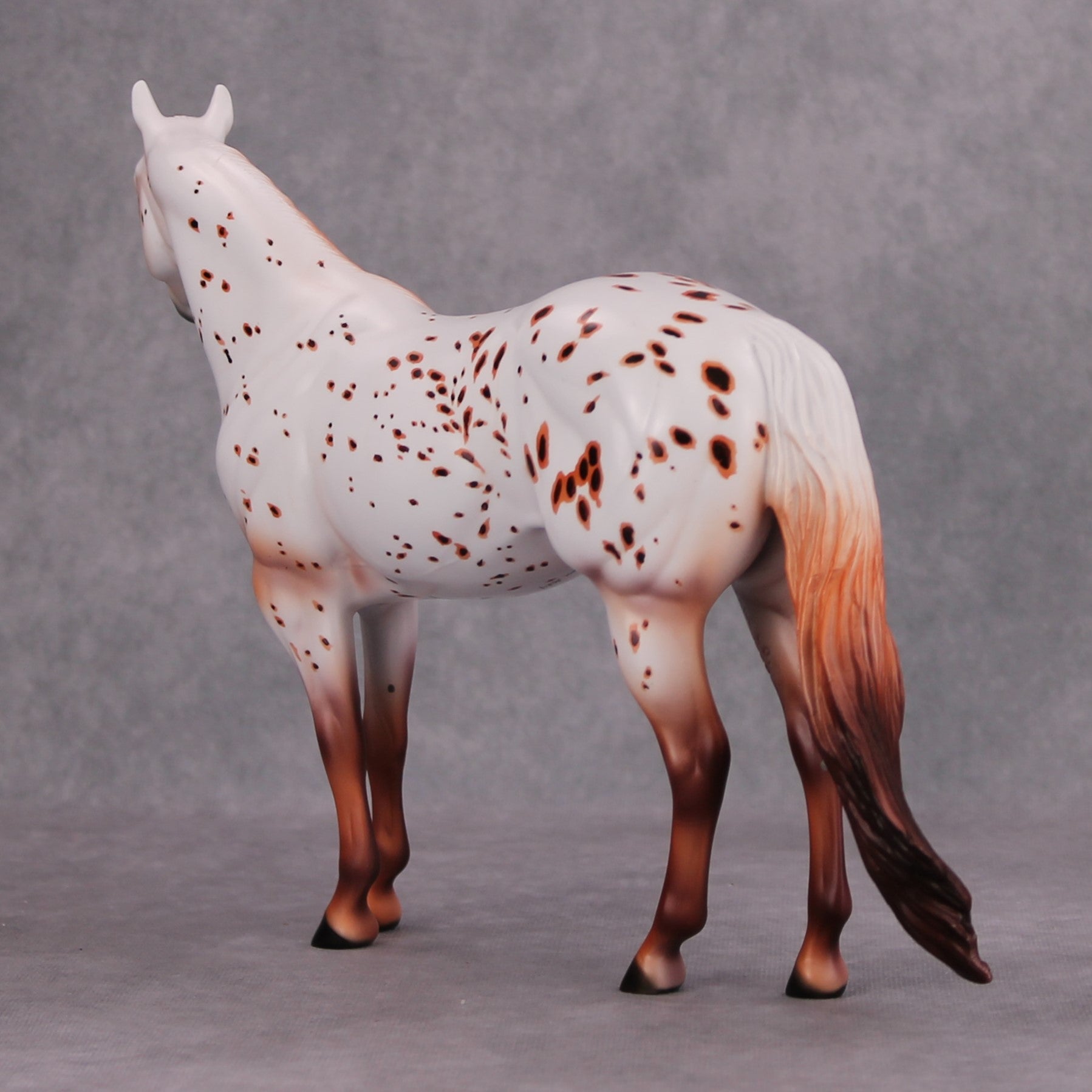 Firework OOAK Chestnut Leopard Appy ISH By Dawn Quick MM24