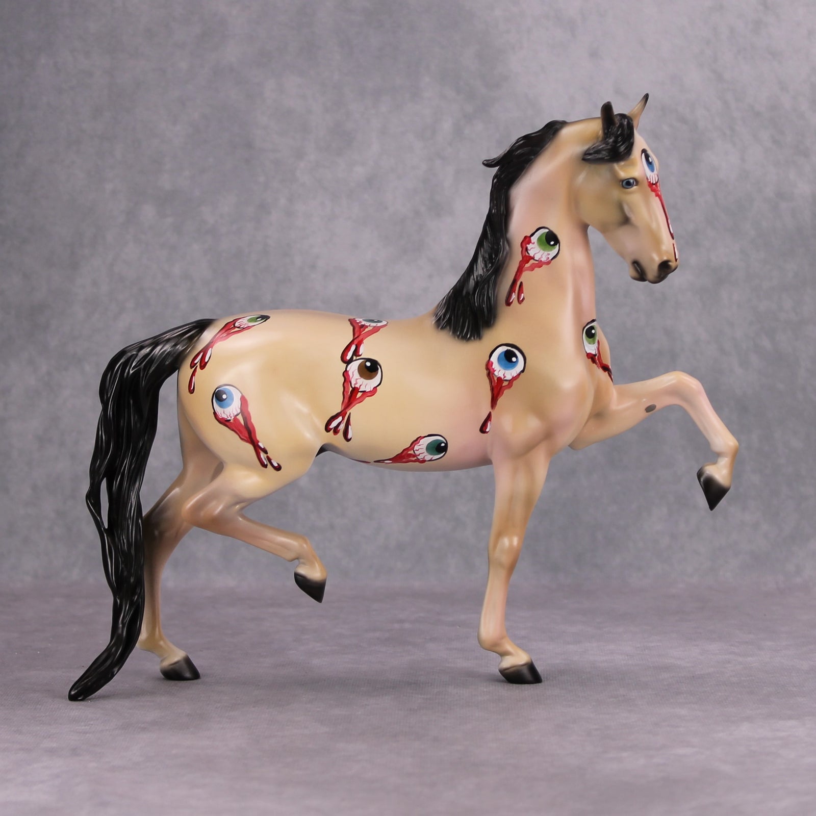 Eye See U OOAK Eyes Deco Saddlebred By Dawn Quick MM24