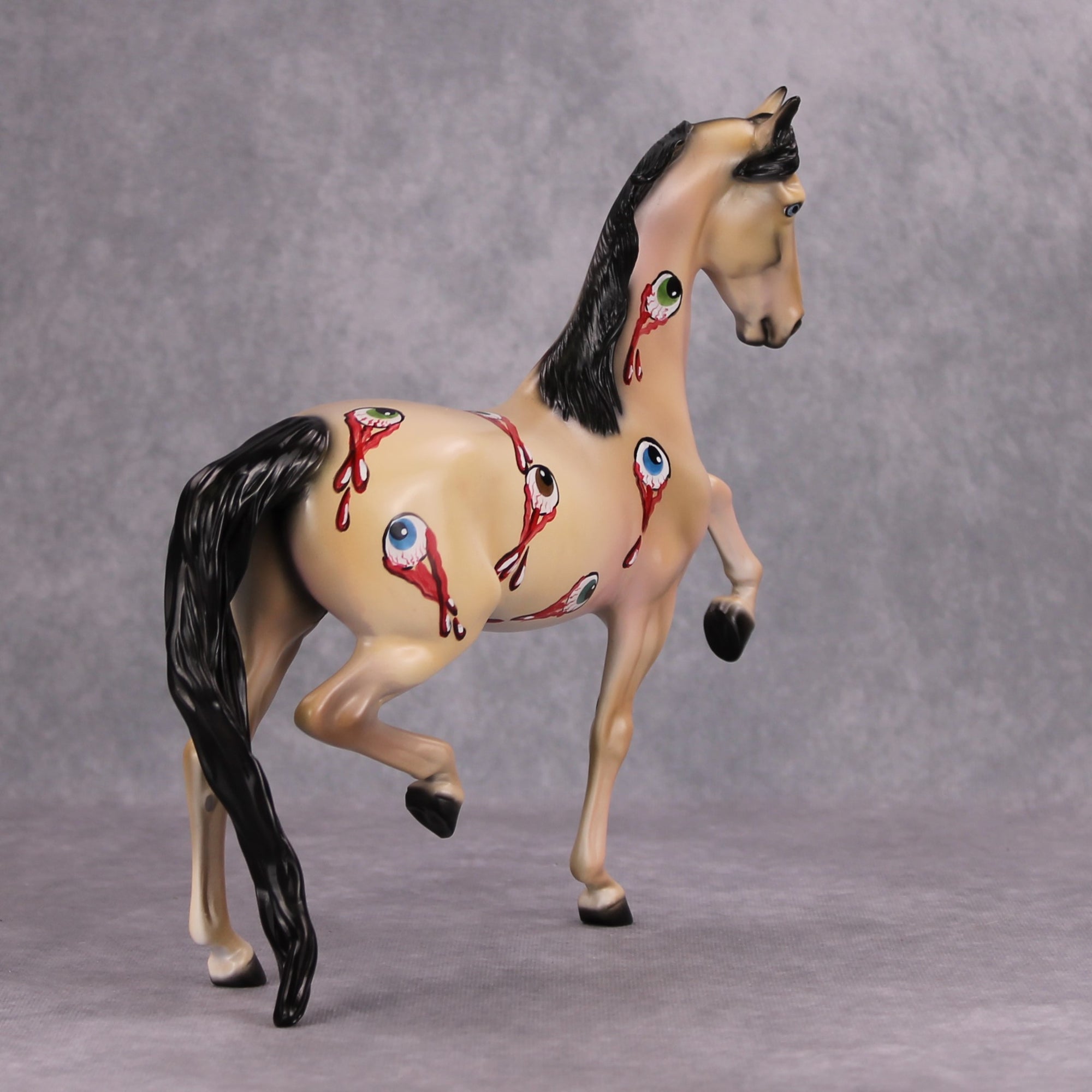 Eye See U OOAK Eyes Deco Saddlebred By Dawn Quick MM24
