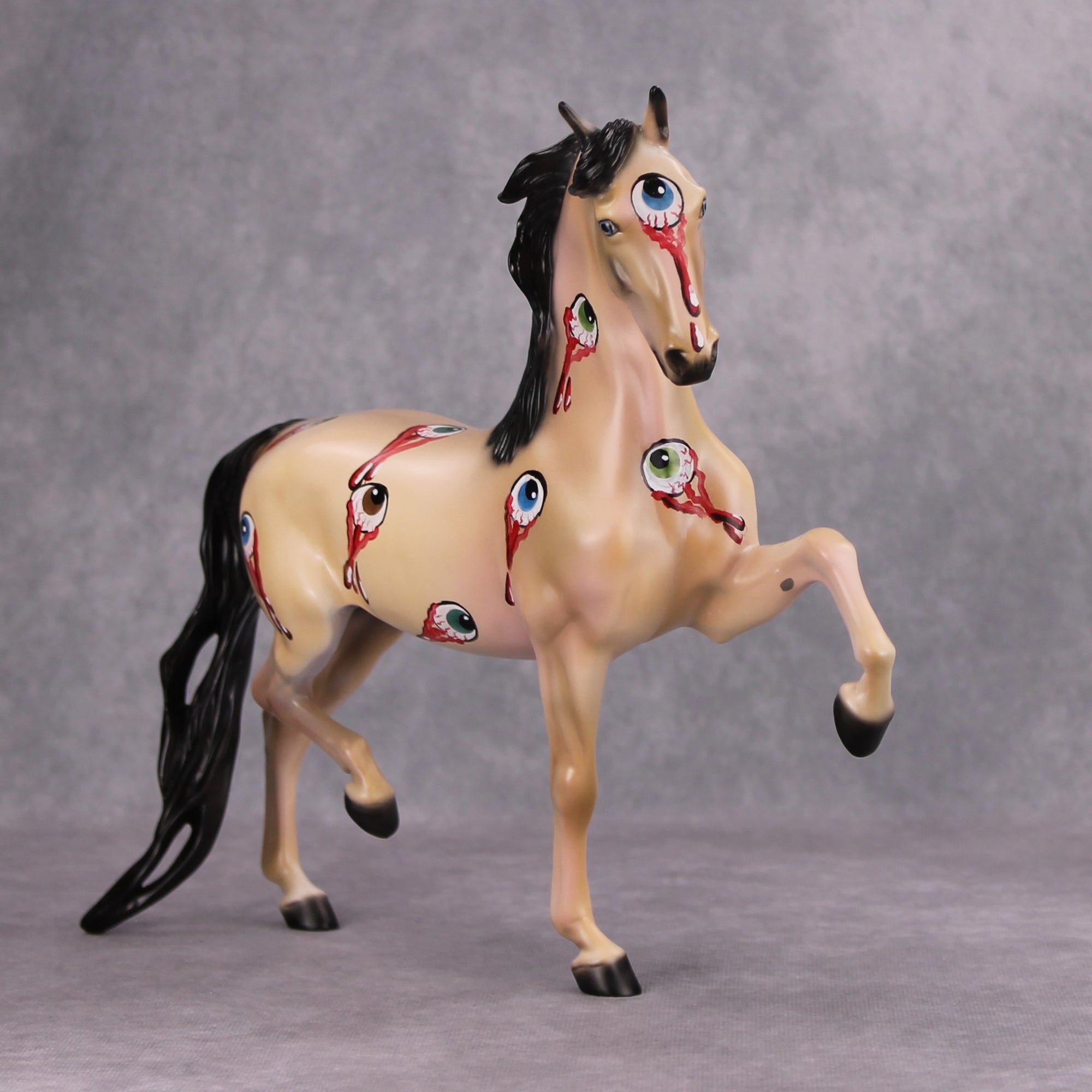 Eye See U OOAK Eyes Deco Saddlebred By Dawn Quick MM24