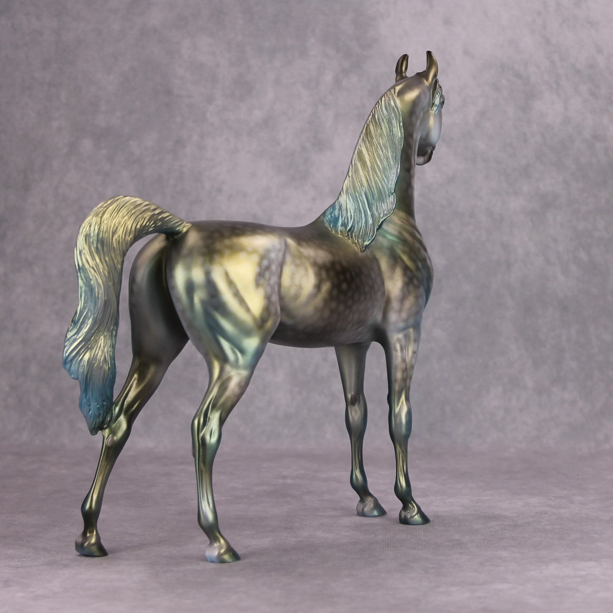 New Swiftie OOAK Deco Green Arabian By Dawn Quick MM24