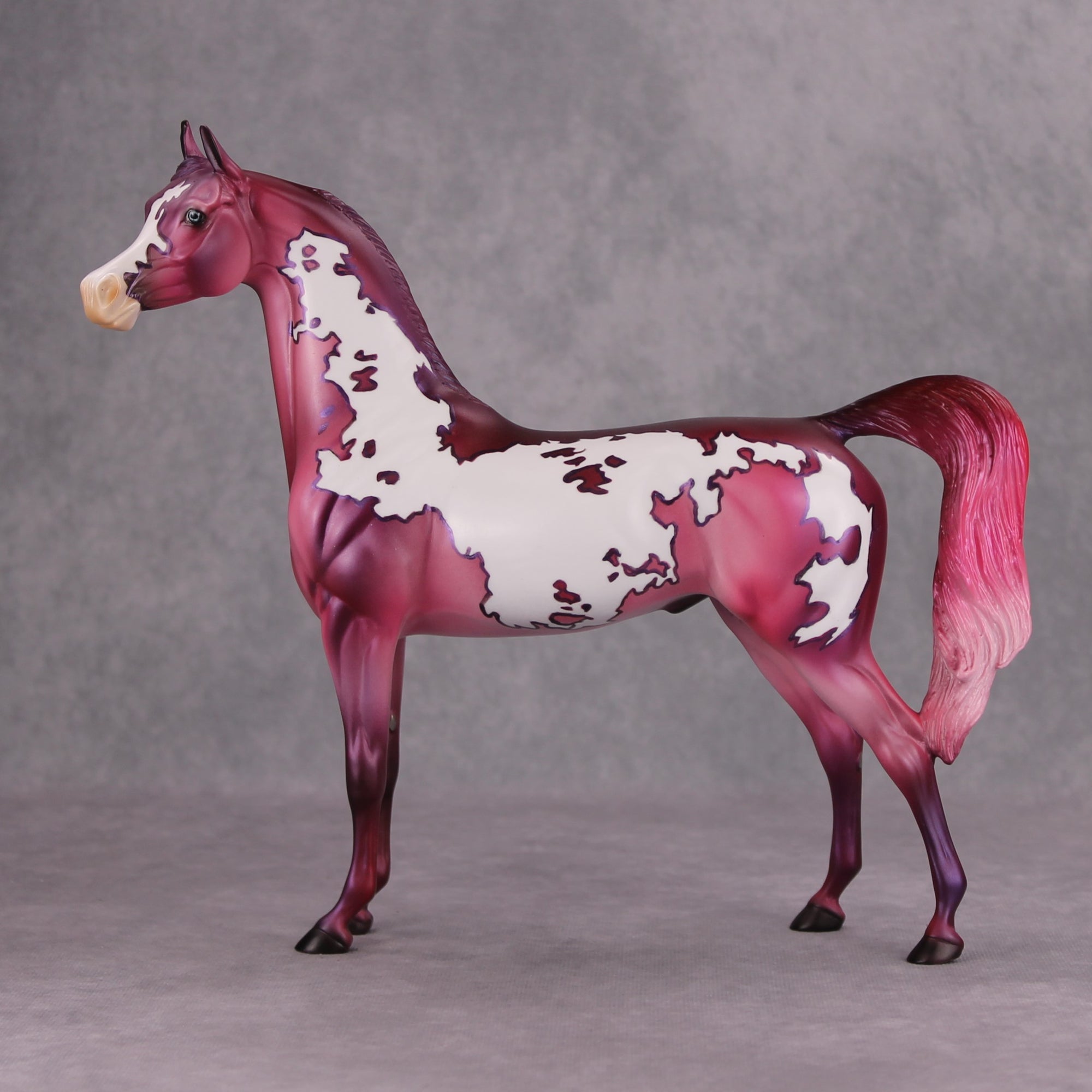 It Was Maroon OOAK Deco Maroon Arabian By Dawn Quick MM24