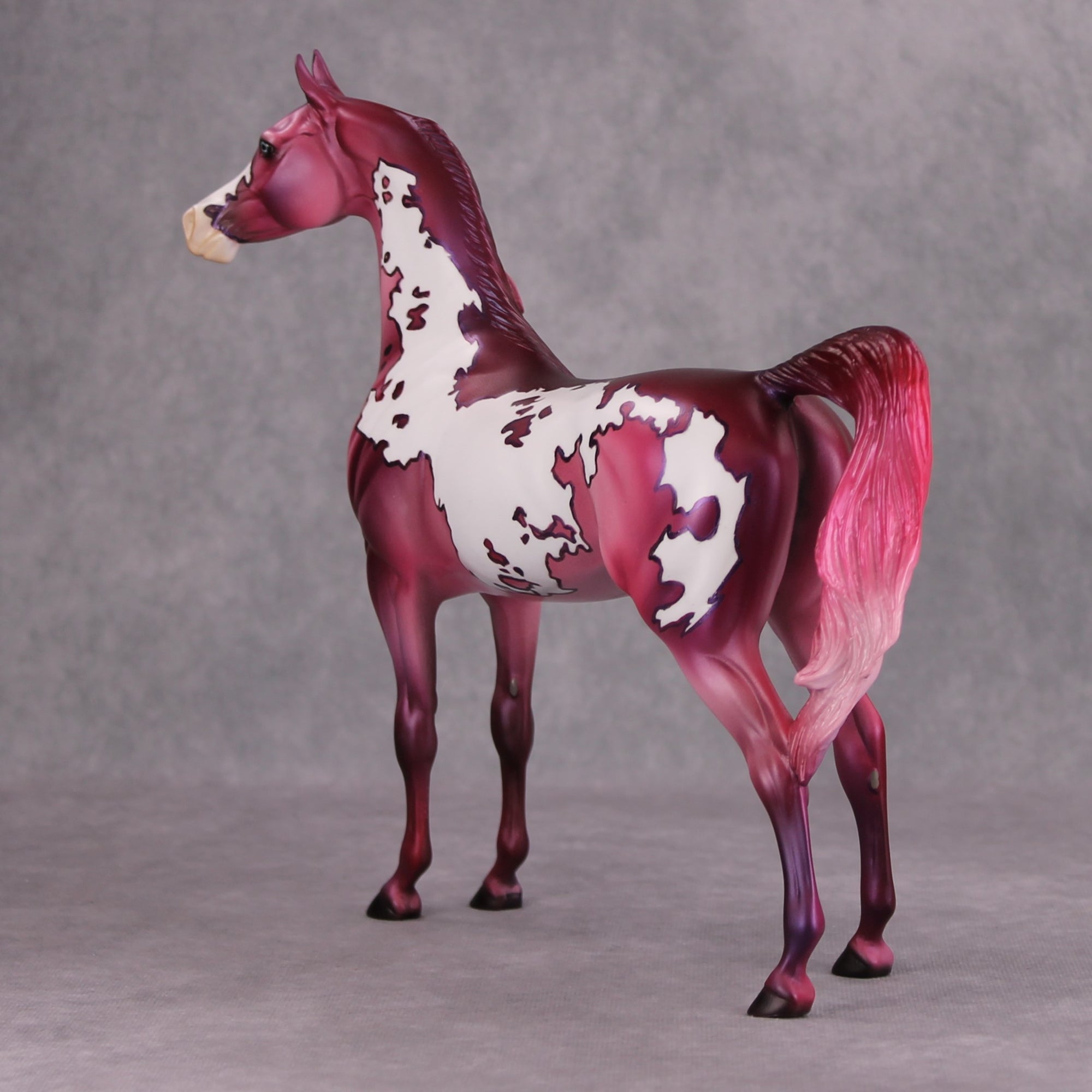 It Was Maroon OOAK Deco Maroon Arabian By Dawn Quick MM24