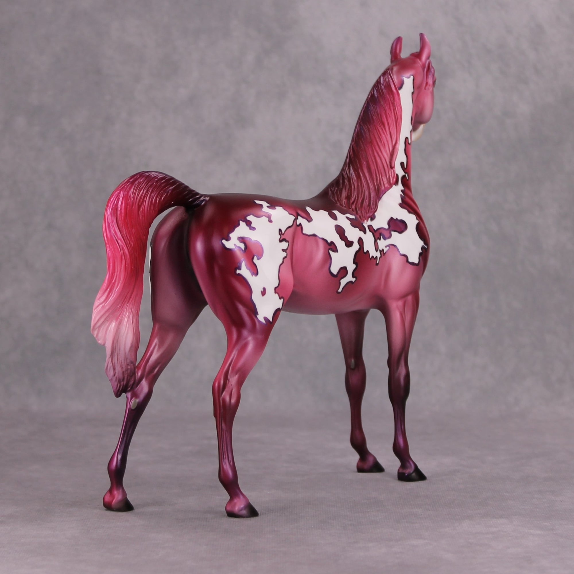 It Was Maroon OOAK Deco Maroon Arabian By Dawn Quick MM24