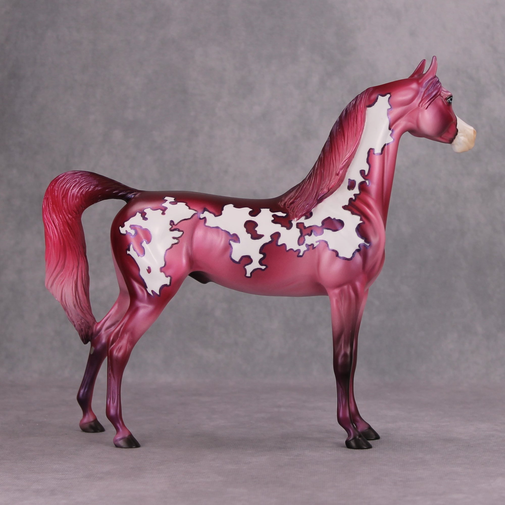 It Was Maroon OOAK Deco Maroon Arabian By Dawn Quick MM24