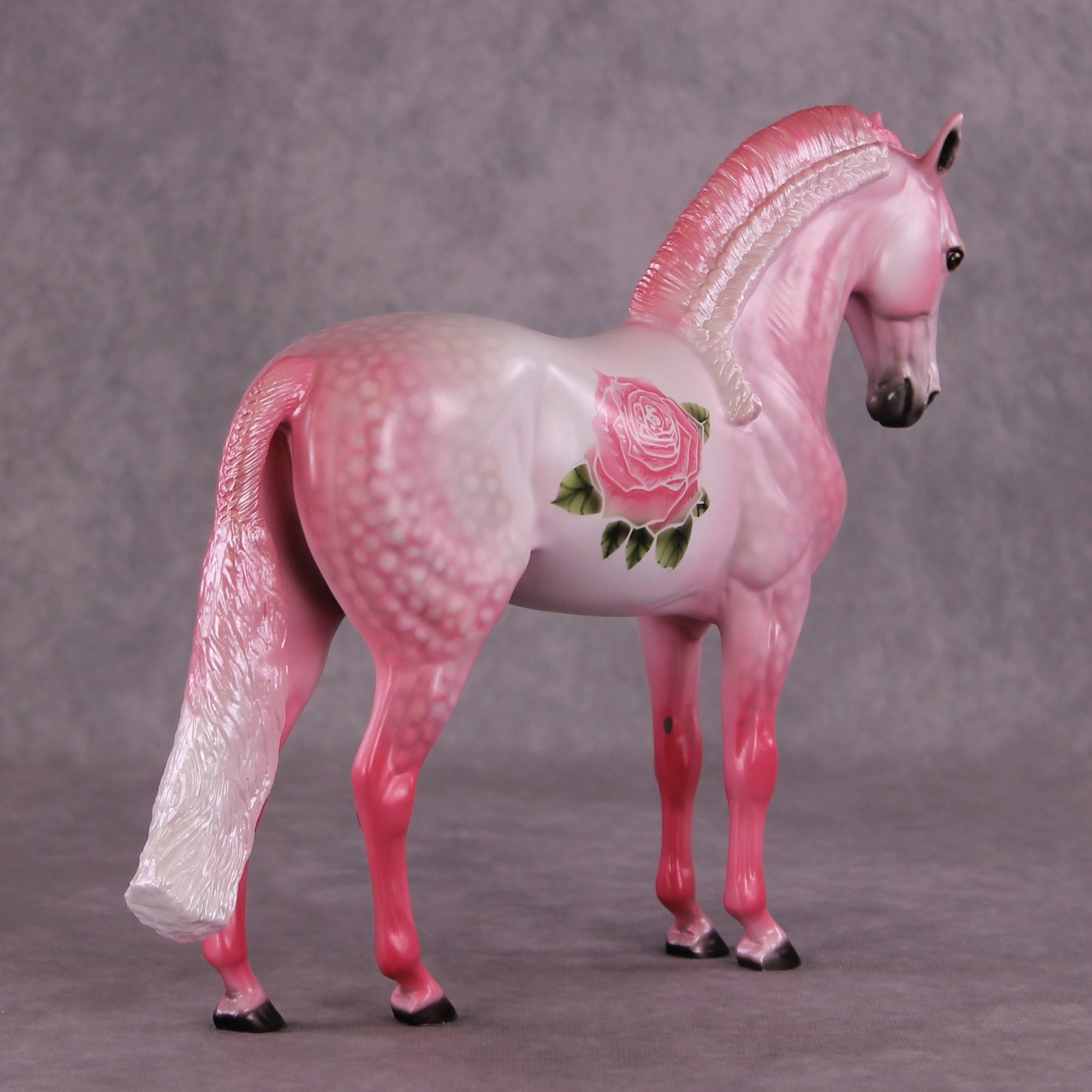 "Prized Petals" or "Among Rose Blossoms" FCM Andalusian By Dawn Quick June Flower Series FS25
